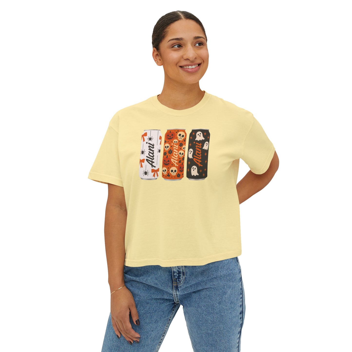 Halloween Alani Cans Women's Boxy Tee