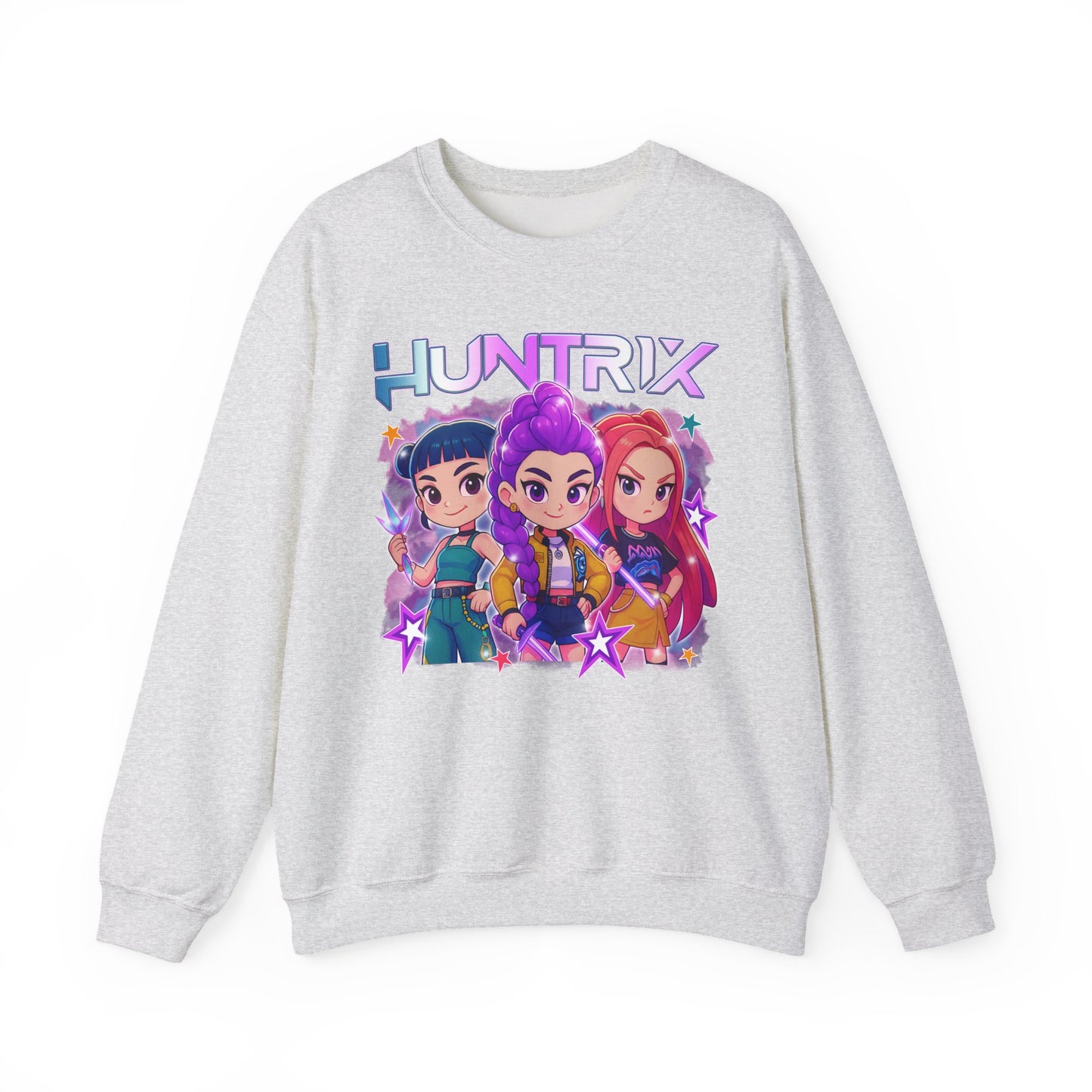 Kpop HUNTRIX cartoon Crewneck Sweatshirt