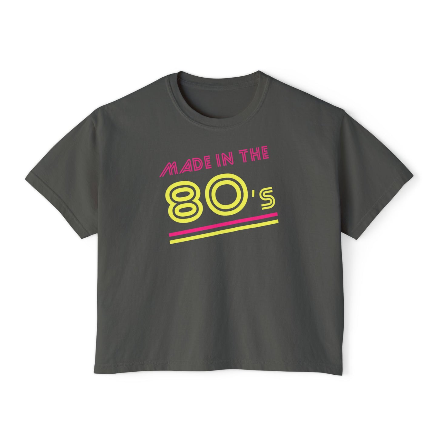 Made in the 80's Neon Boxy Tee