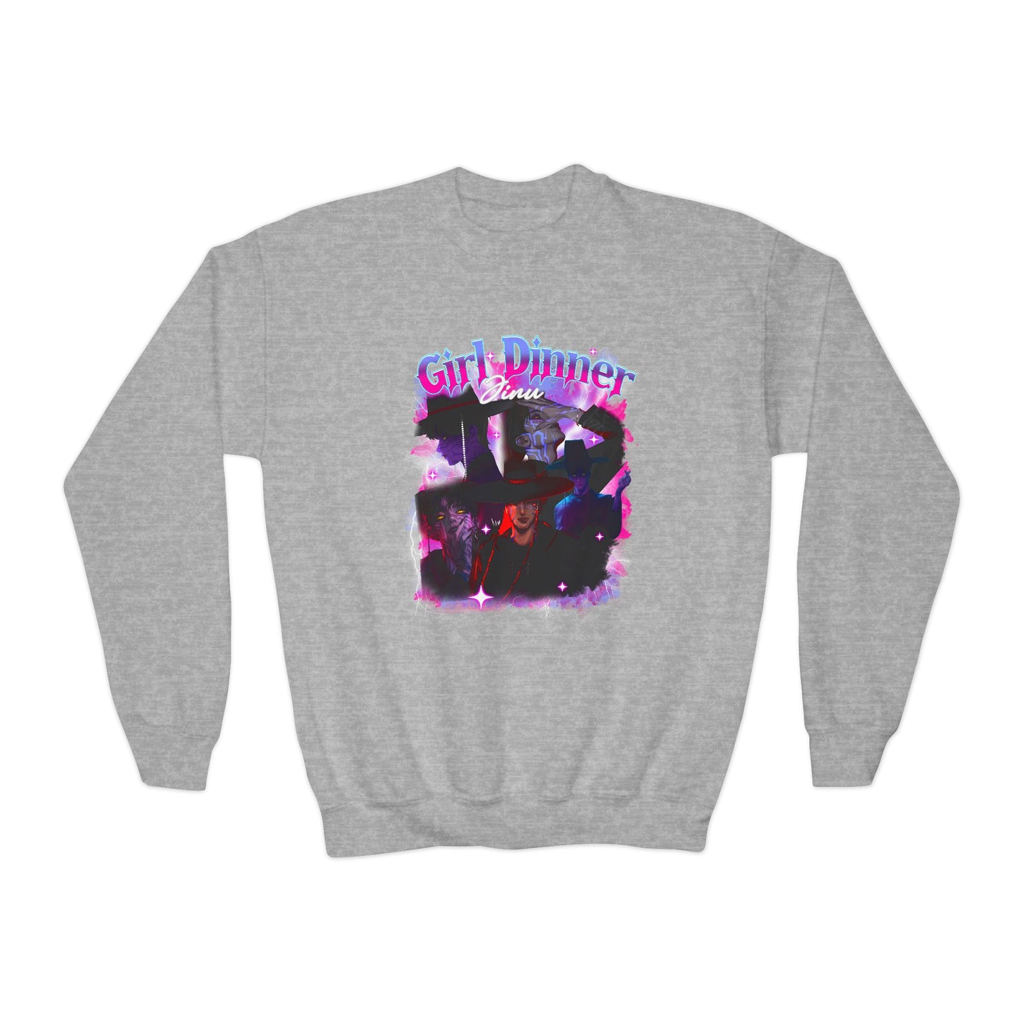 kpop Girl Dinner Jinu Youth Crewneck Sweatshirt