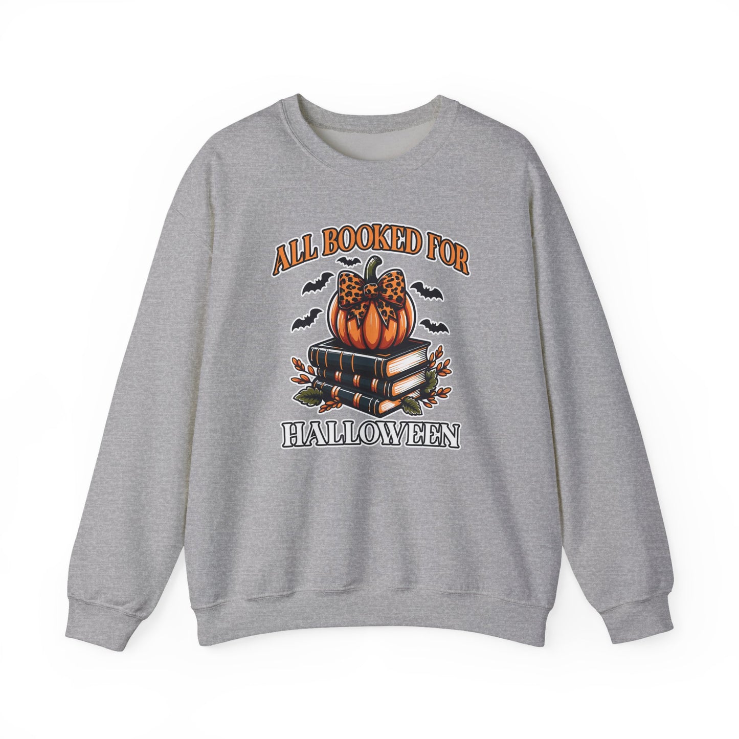 All Booked For Halloween Crewneck Sweatshirt