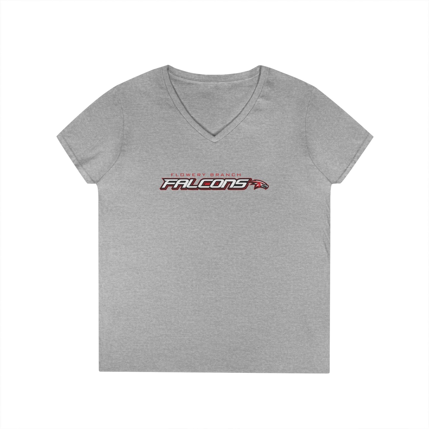 Flowery Branch Personalized Name and Number V-Neck T-Shirt