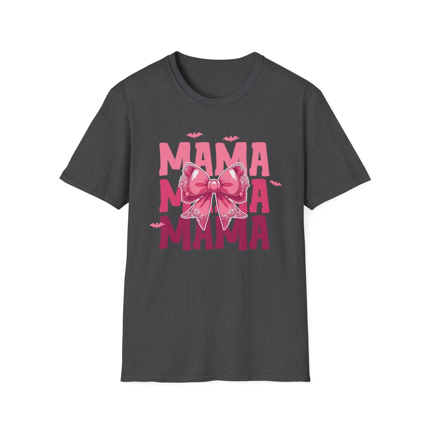 Halloween Mama With Bow Unisex Softstyle T-Shirt