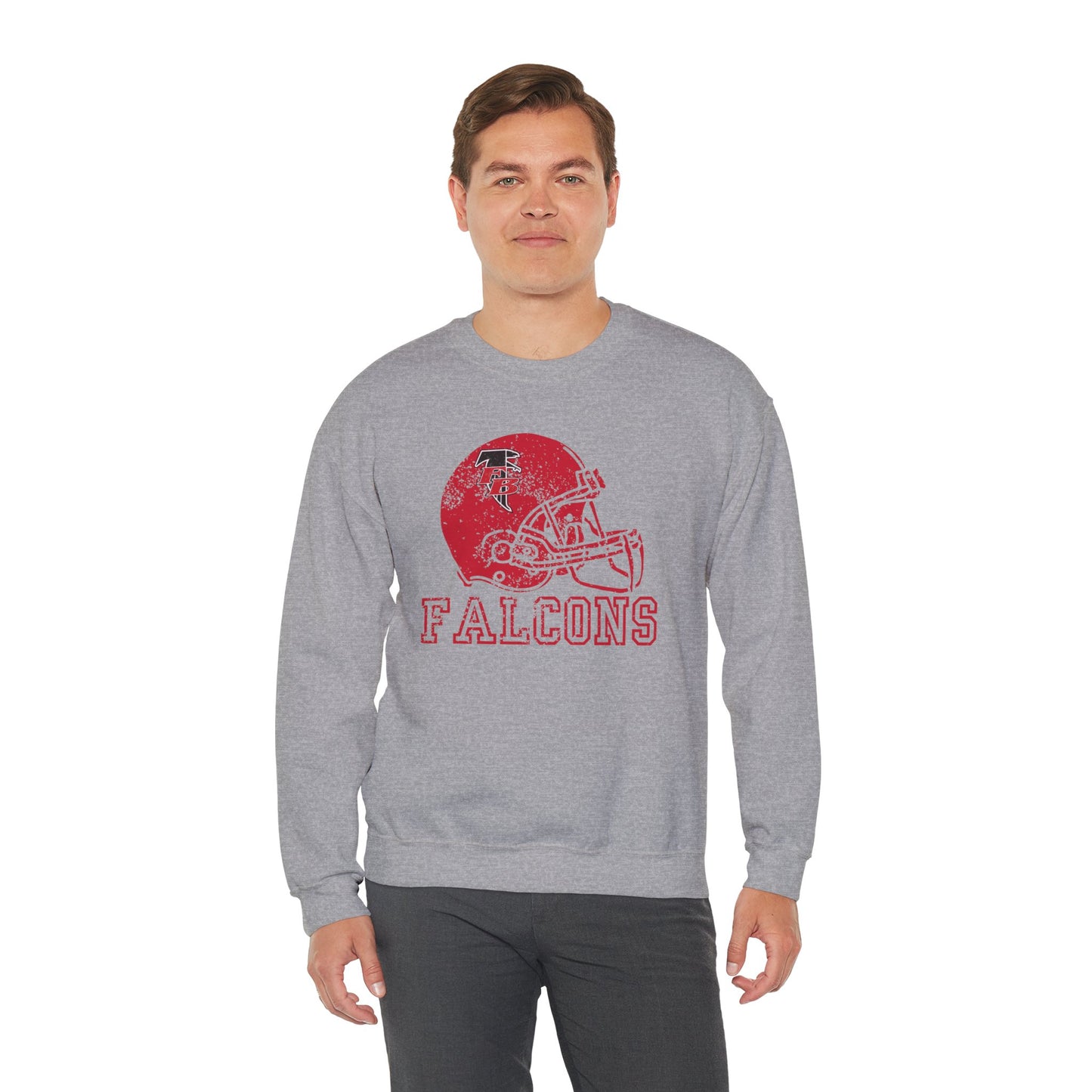 FB Falcons Helmet Sweatshirt