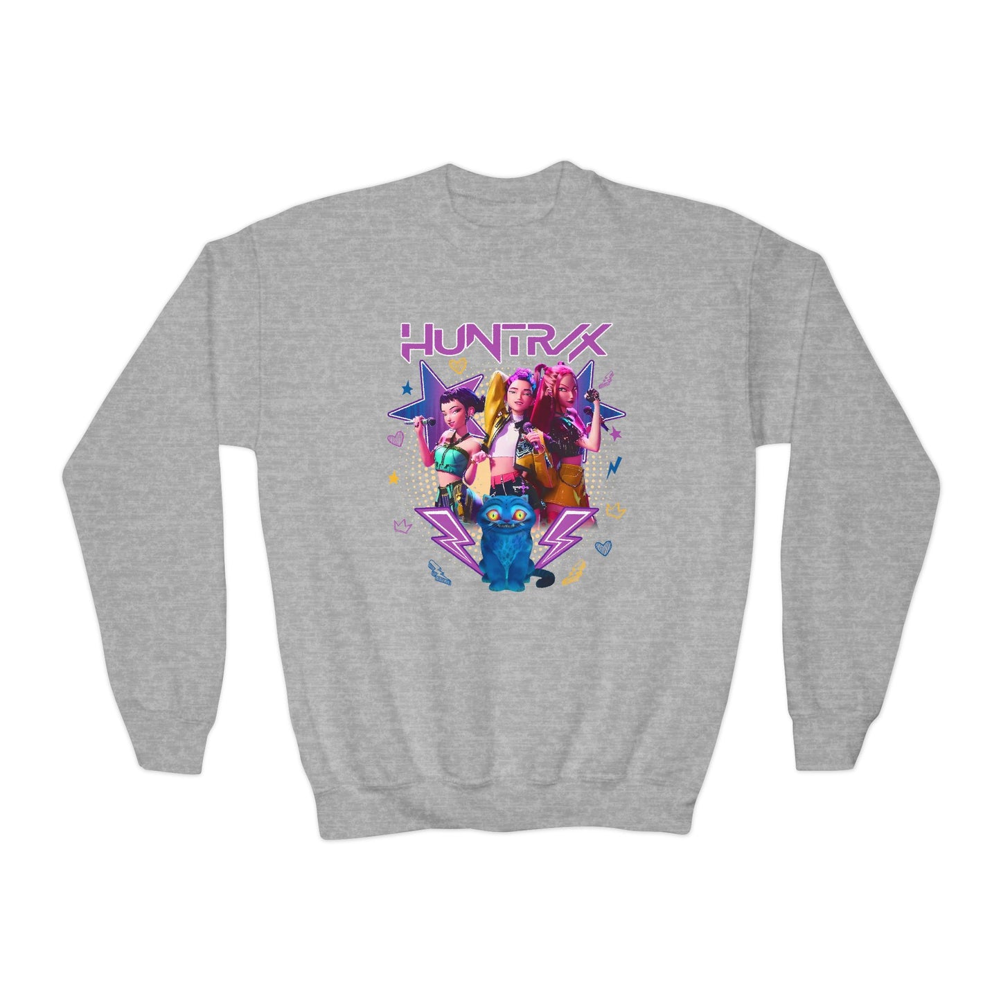 kpop Huntrix Star Youth Crewneck Sweatshirt