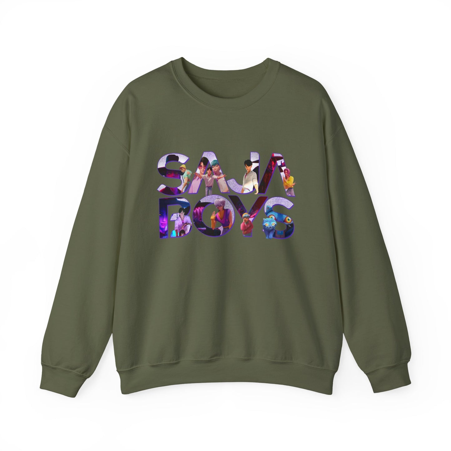 K-Pop SAJA BOYS Words Crewneck Sweatshirt