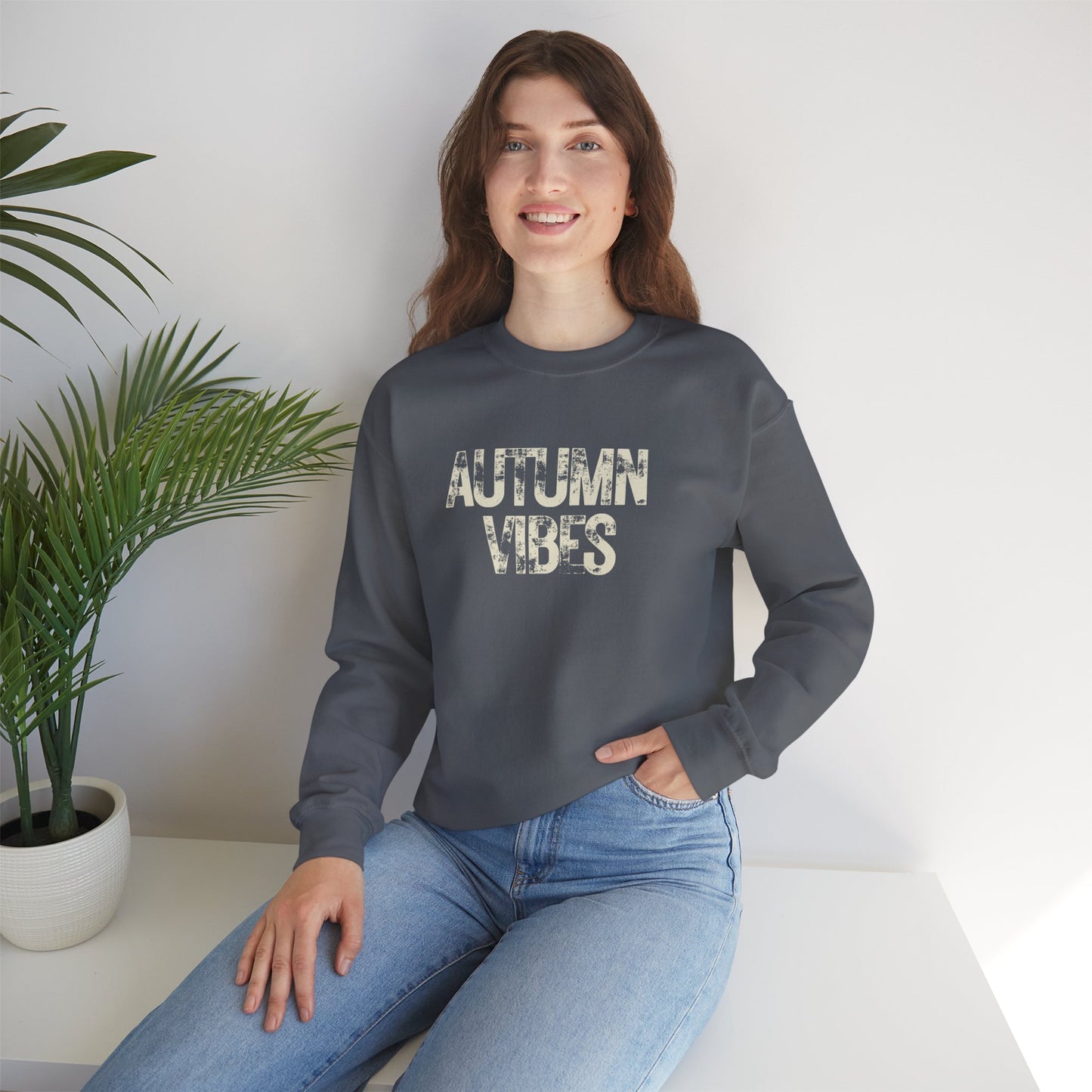Unisex Autumn Vibes Crewneck Sweatshirt