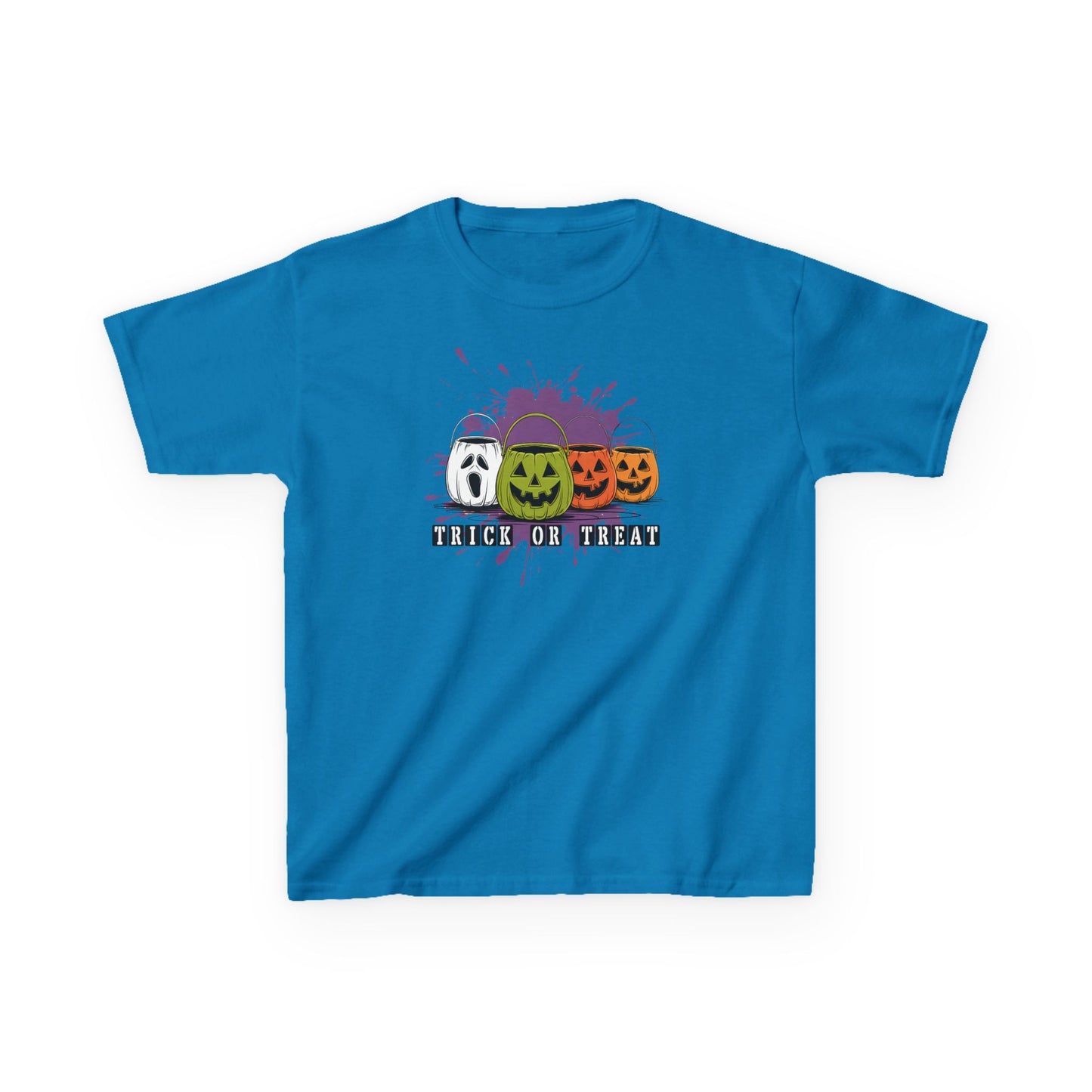 Halloween Pumpkin Trick or Treat Kids Tee