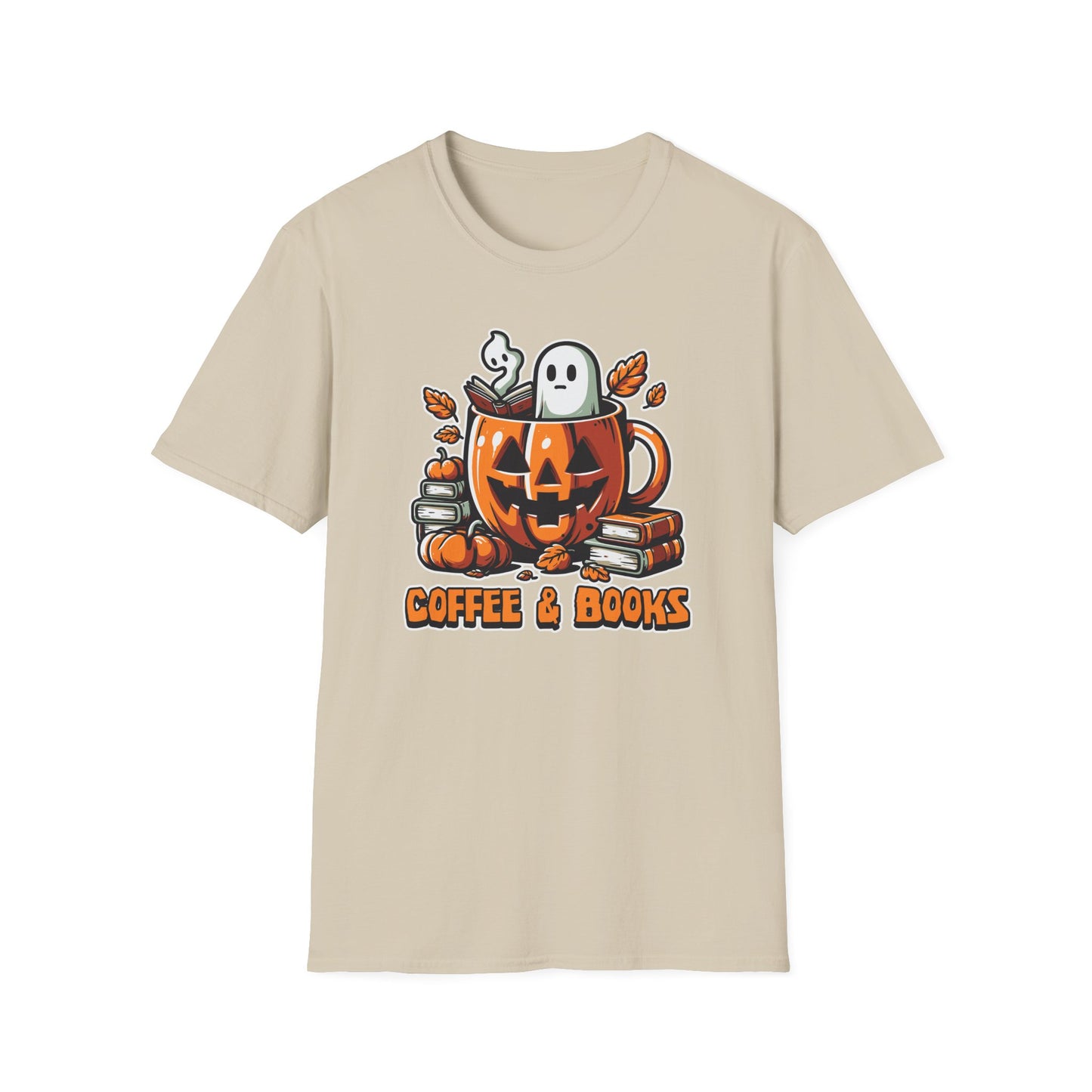 Halloween Coffee & Books T-Shirt