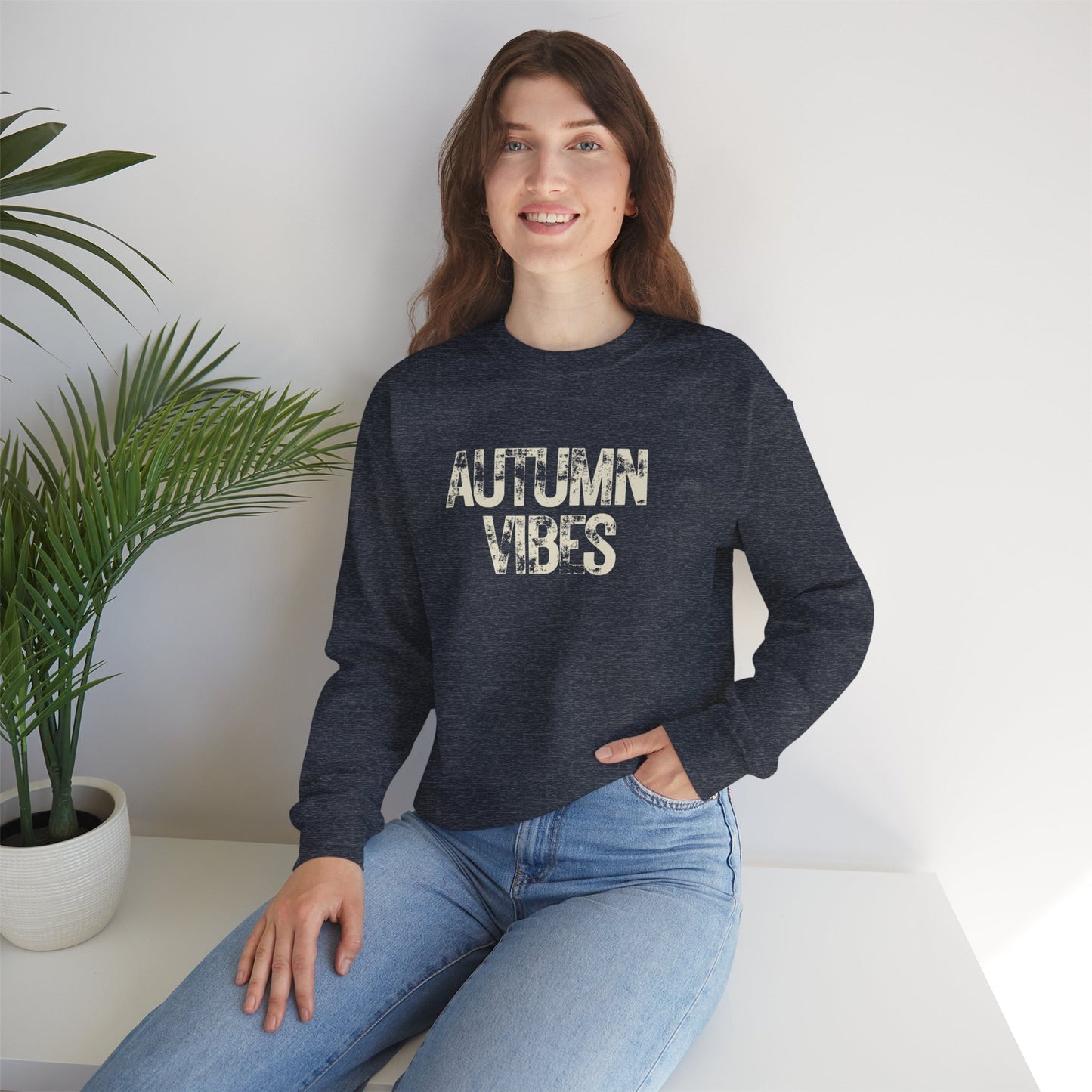 Unisex Autumn Vibes Crewneck Sweatshirt