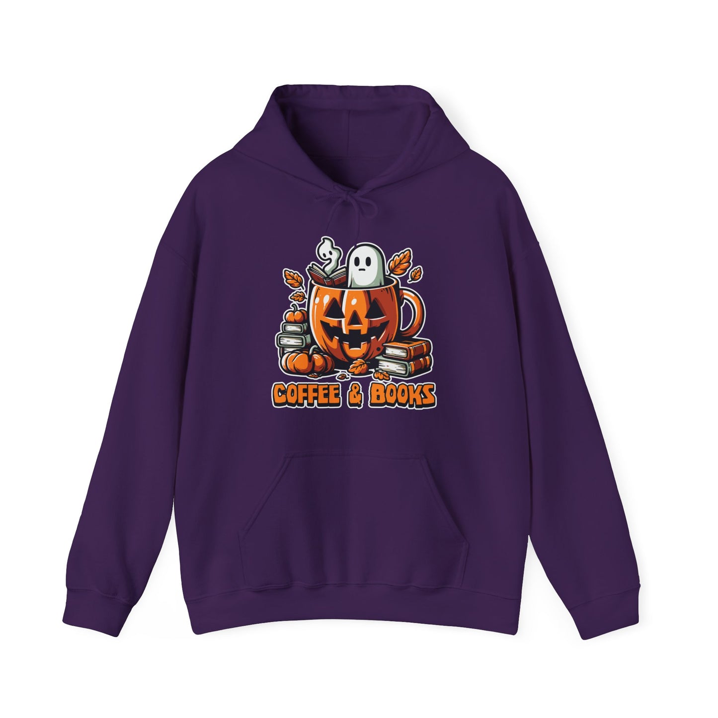 Coffee & Books Halloween Hoodie