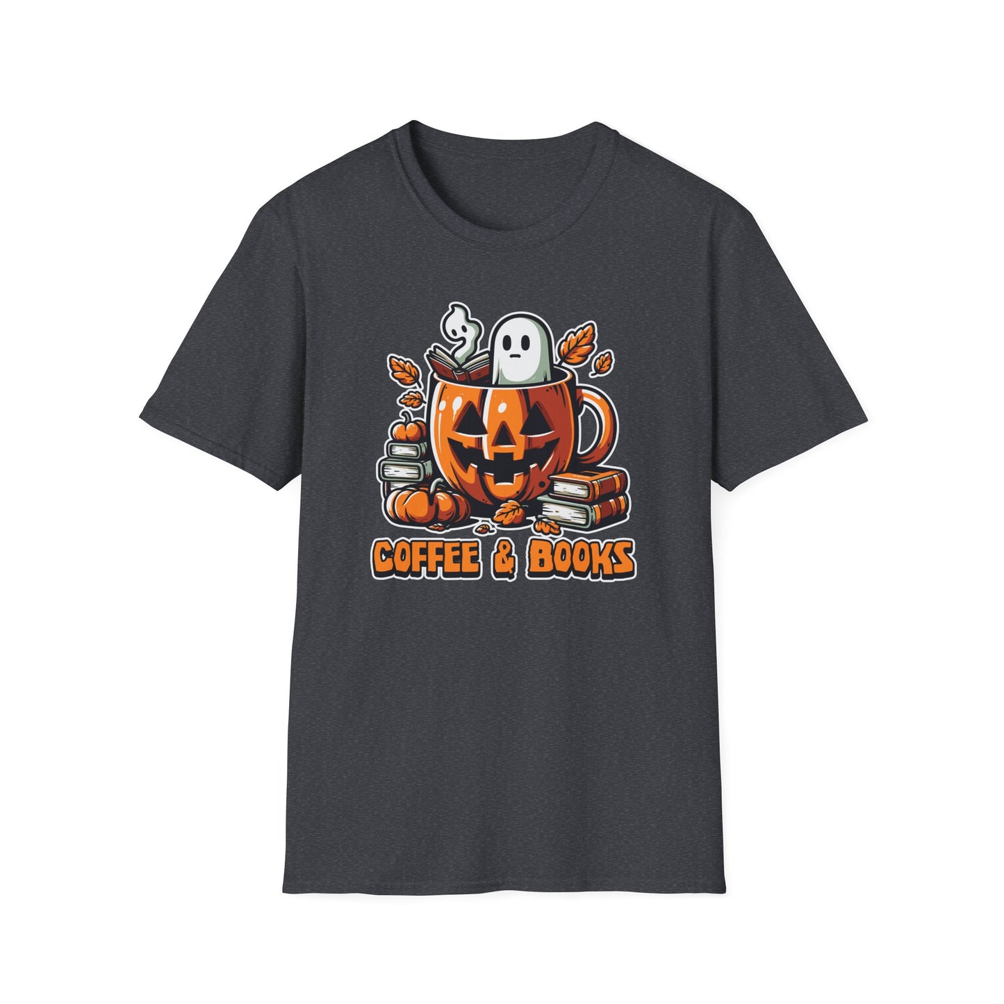 Halloween Coffee & Books T-Shirt