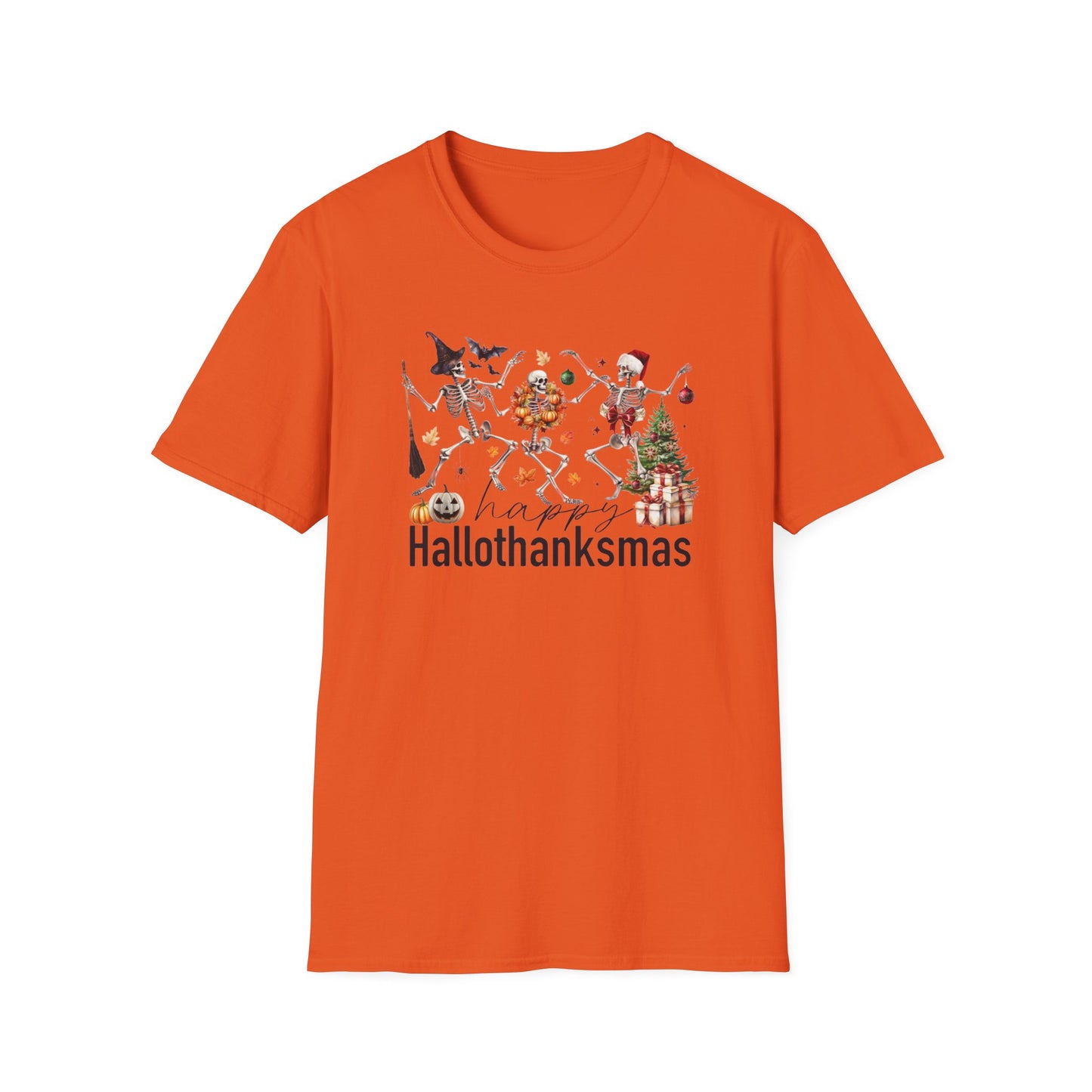 Happy Hallothanksmas Skeleton T-Shirt