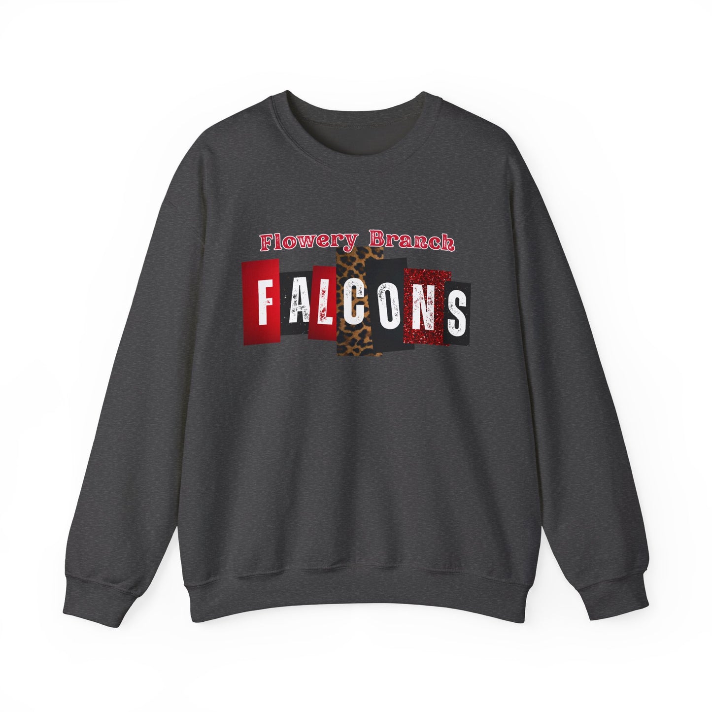 FB Falcons Block Letters Crewneck Sweatshirt
