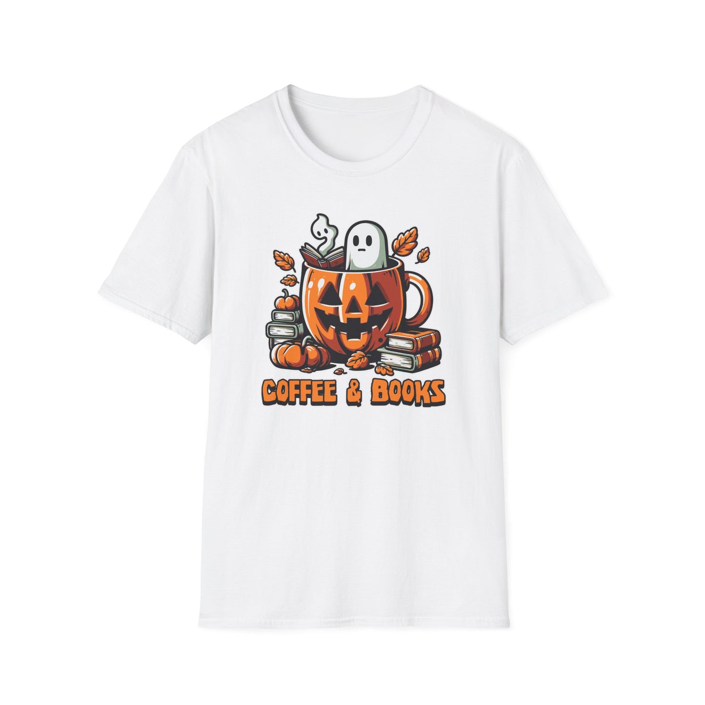 Halloween Coffee & Books T-Shirt