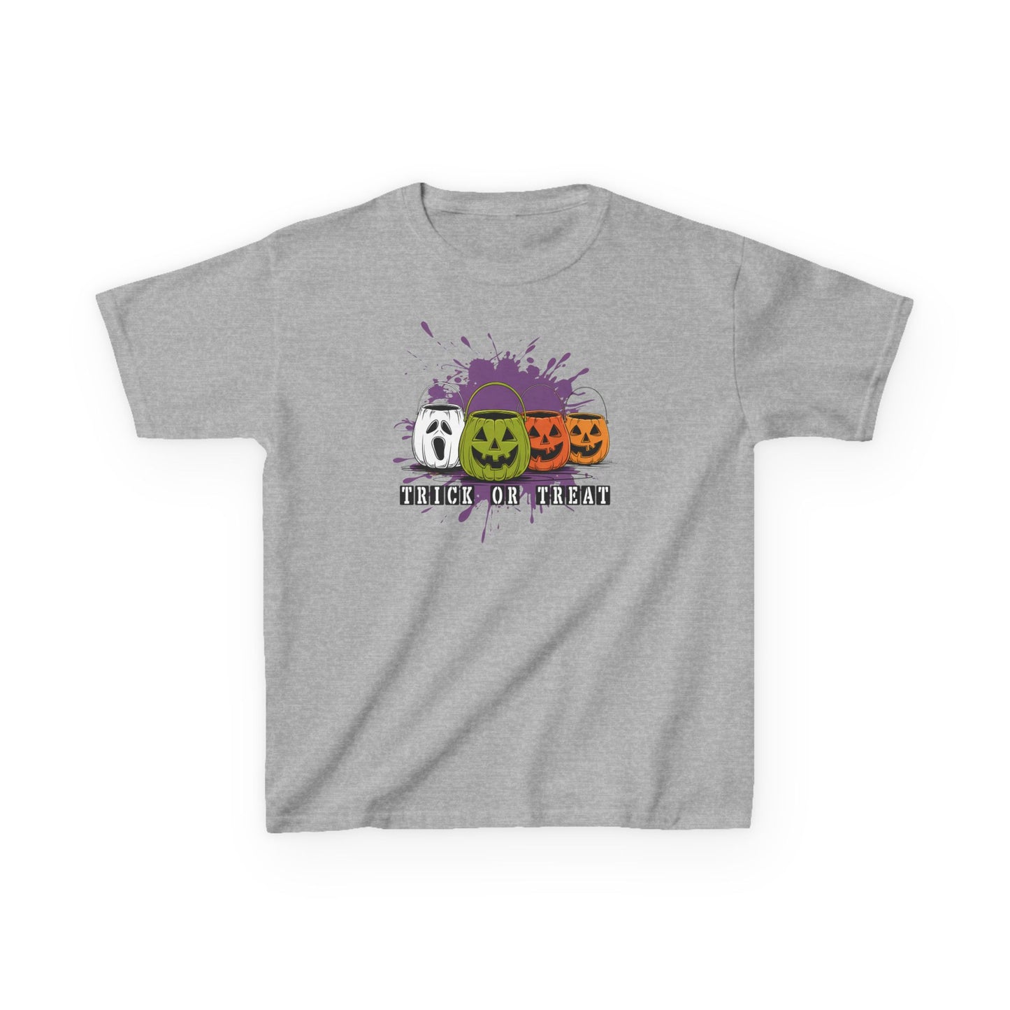 Halloween Pumpkin Trick or Treat Kids Tee