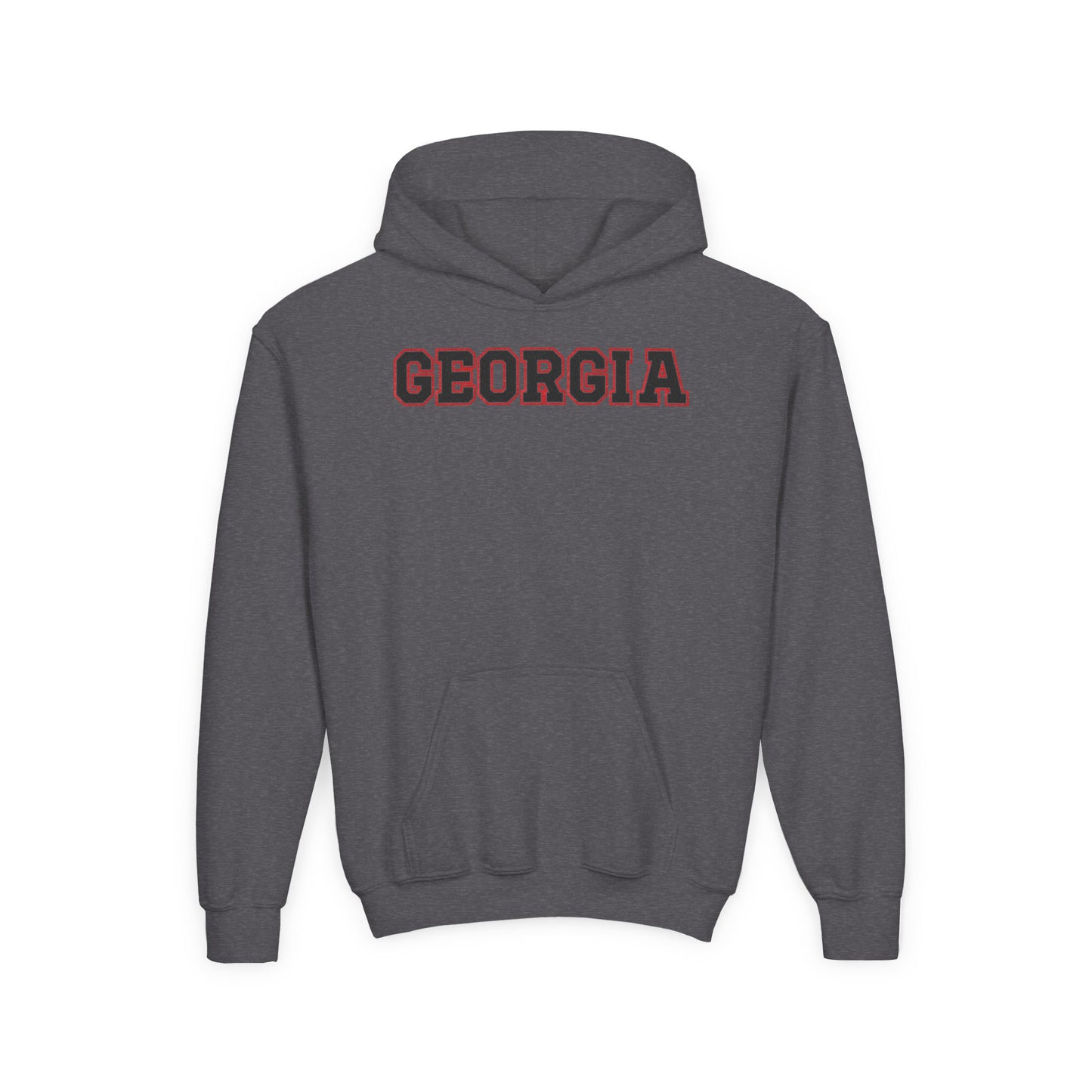 Glittery Black Georgia Youth Hoodie