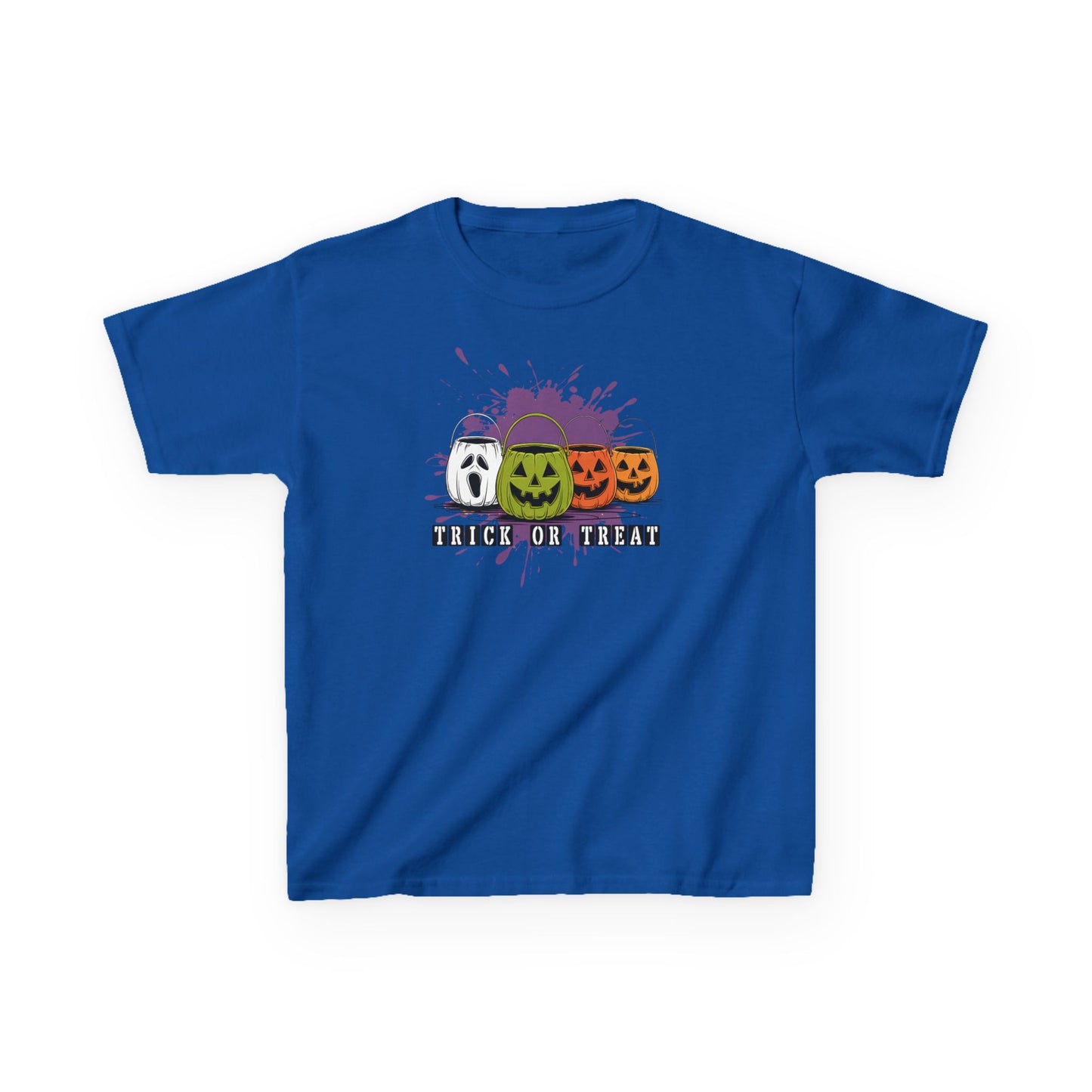 Halloween Pumpkin Trick or Treat Kids Tee