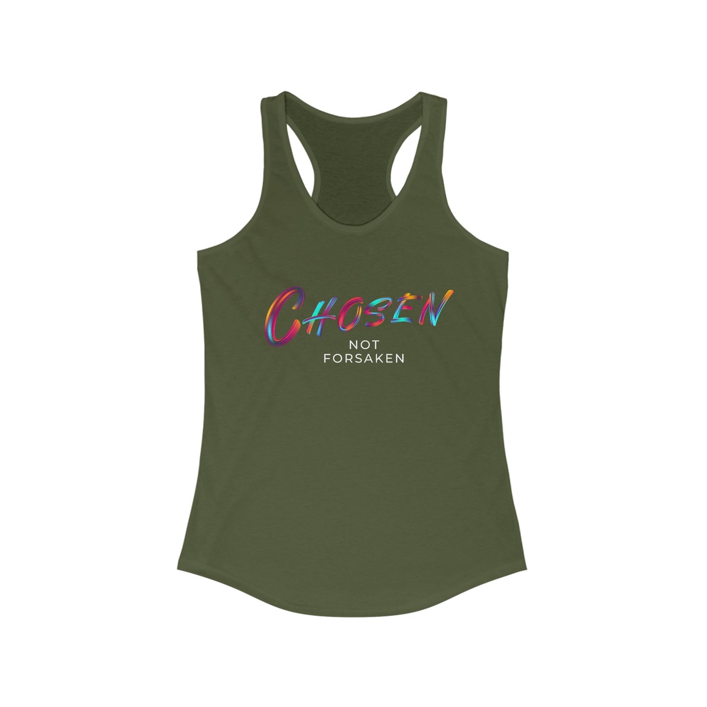 Chosen Not Forsaken Racerback Tank Top
