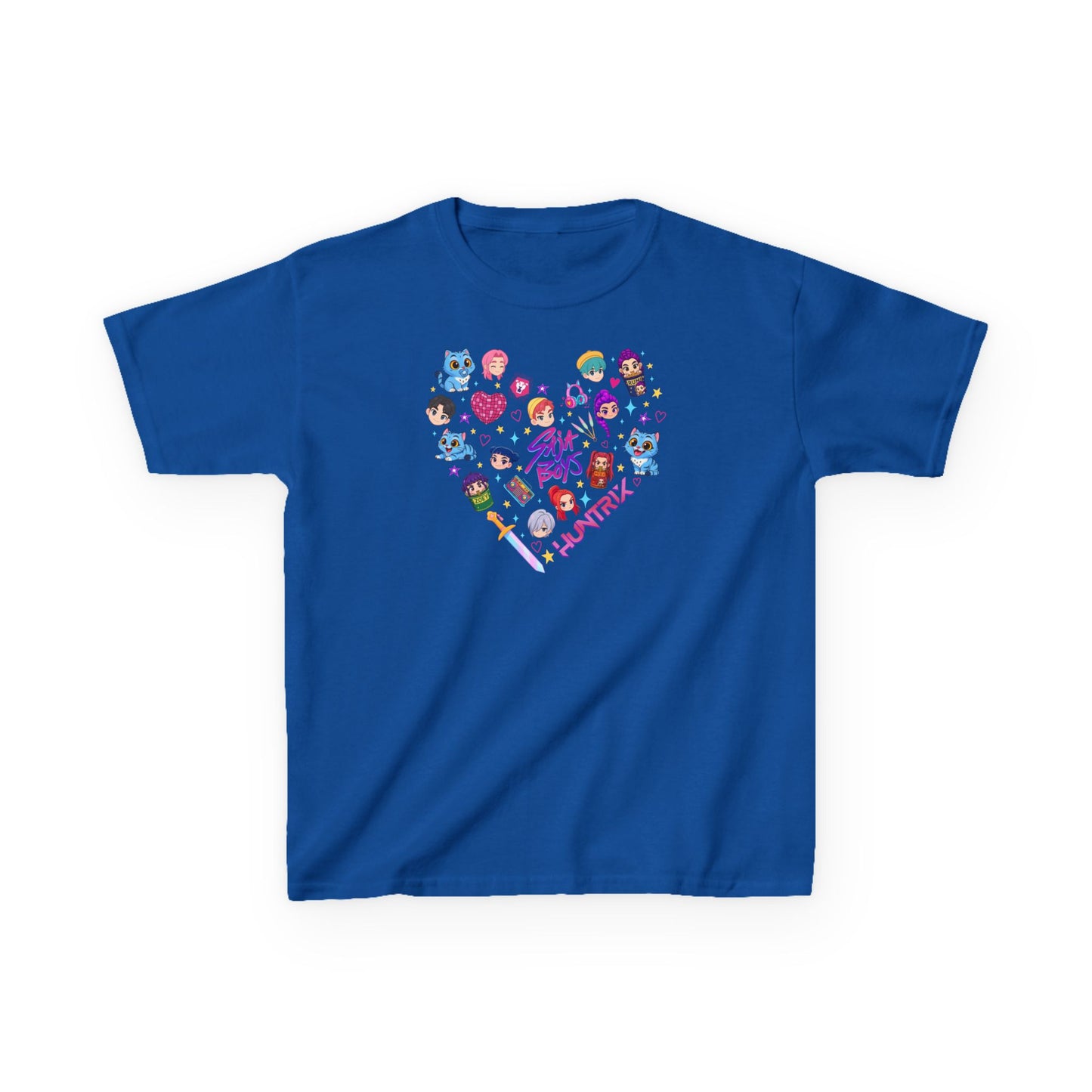 Kids Kpop Character heart Tee