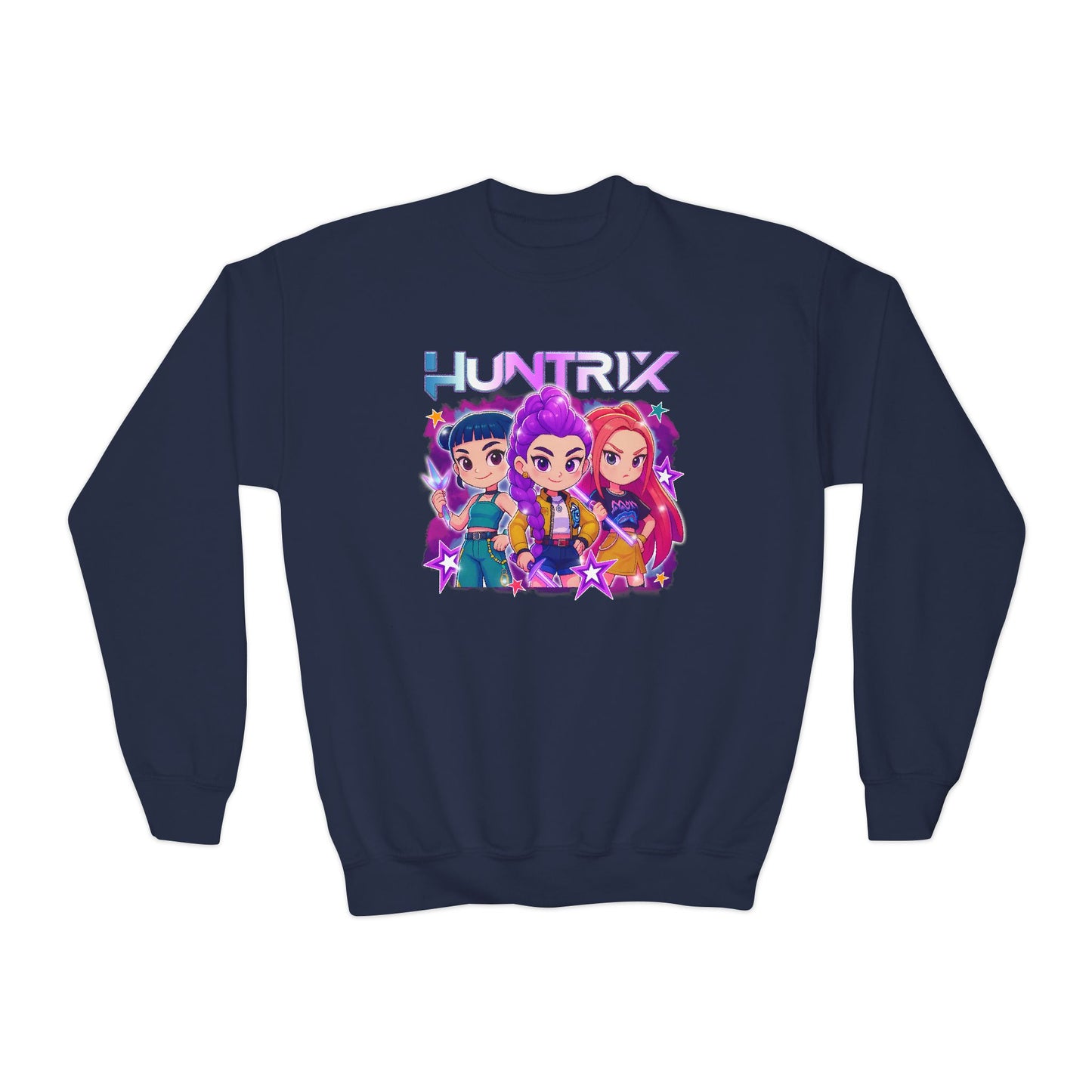 Kpop Huntrix Youth Crewneck Sweatshirt