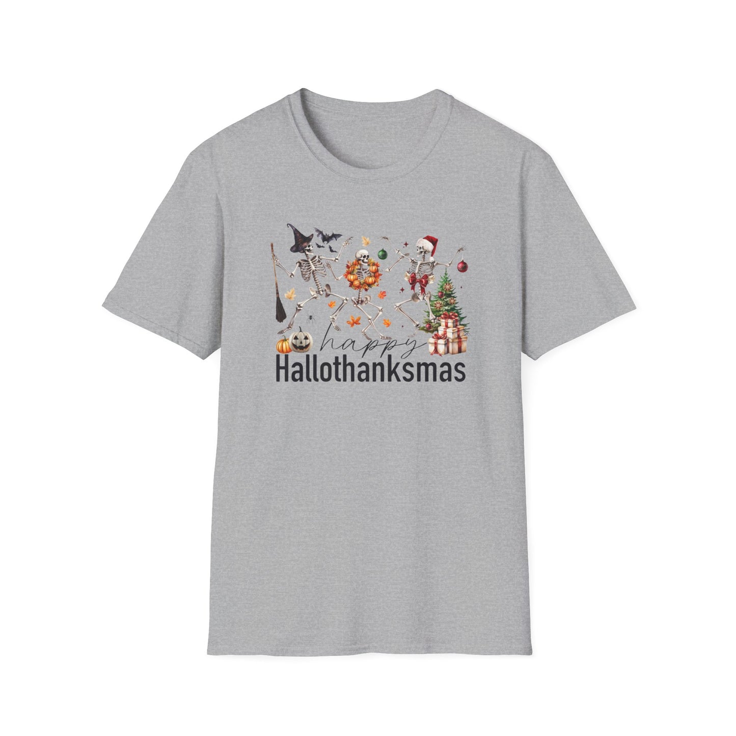 Happy Hallothanksmas Skeleton T-Shirt