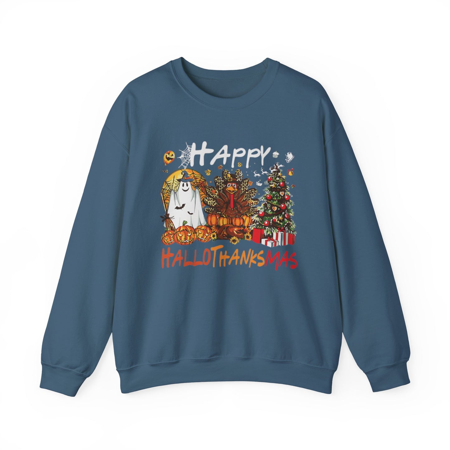 Happy Hallothanksmas Characters Sweatshirt