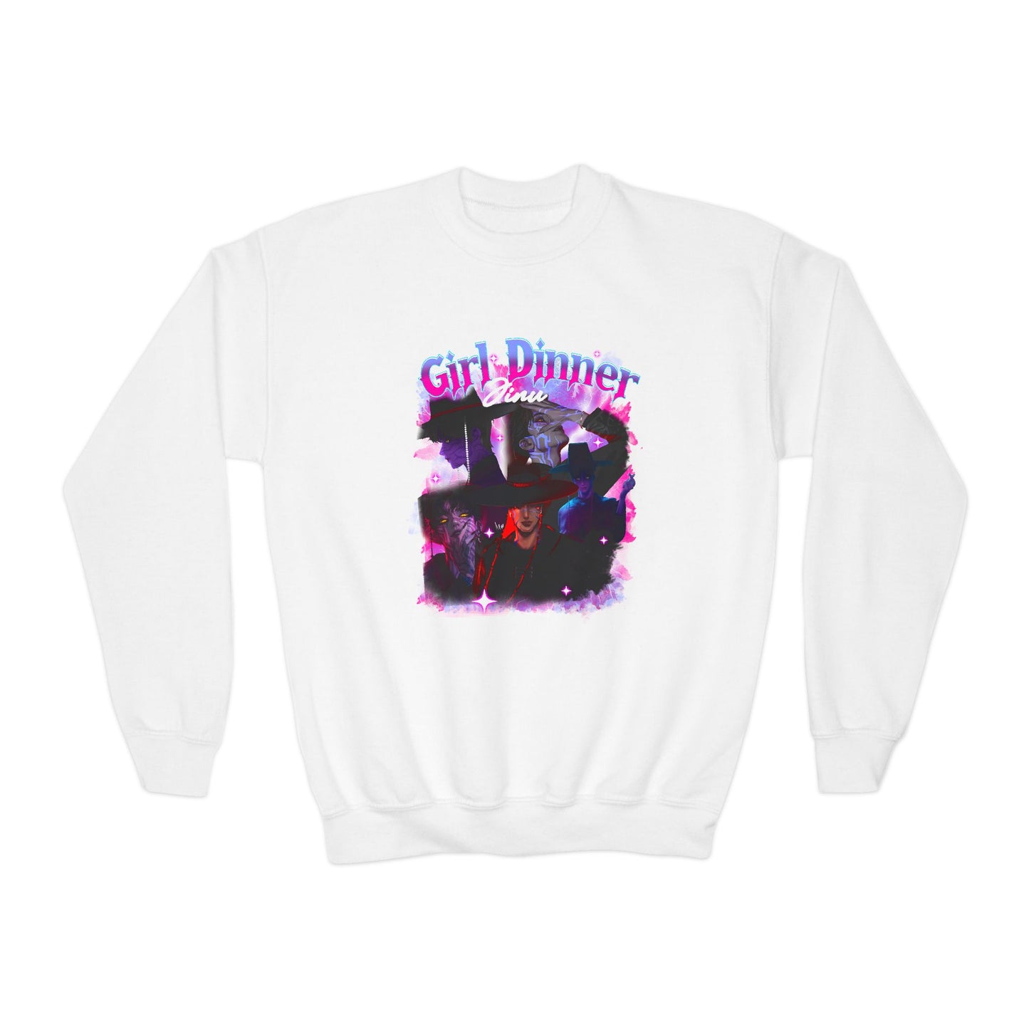 kpop Girl Dinner Jinu Youth Crewneck Sweatshirt