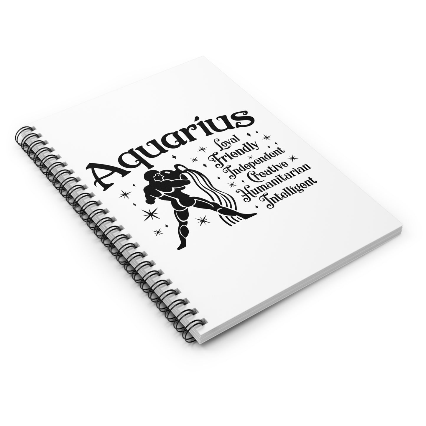 Aquarius Spiral Notebook