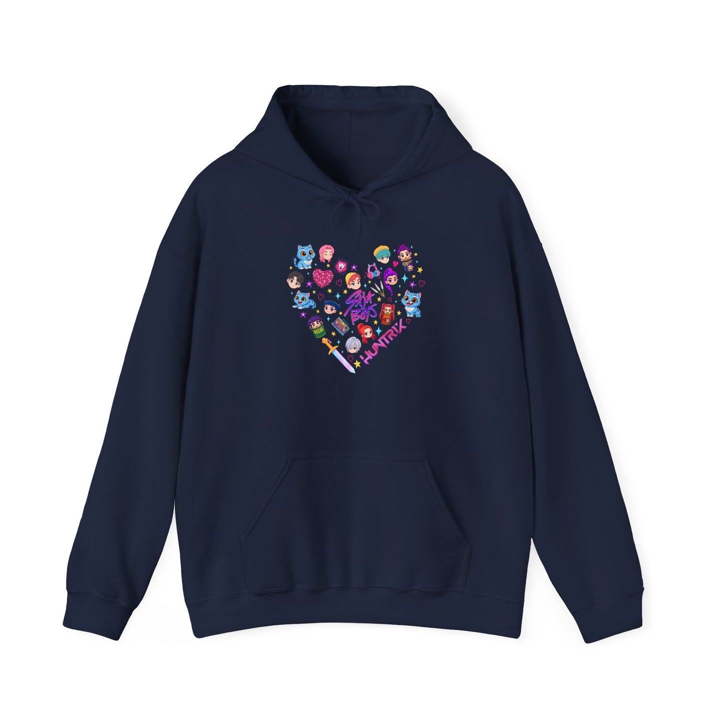 Kpop Character Heart Unisex Hoodie