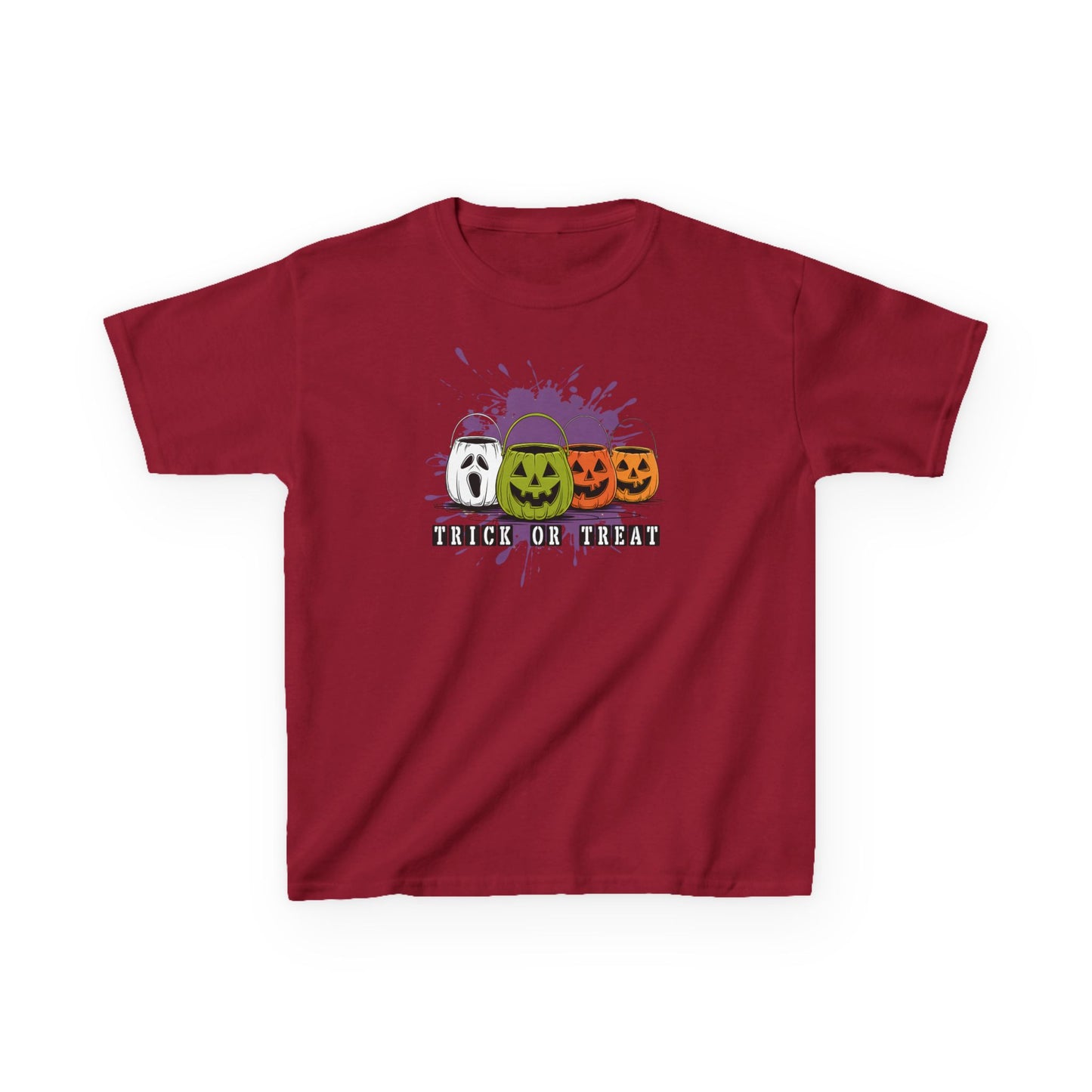 Halloween Pumpkin Trick or Treat Kids Tee