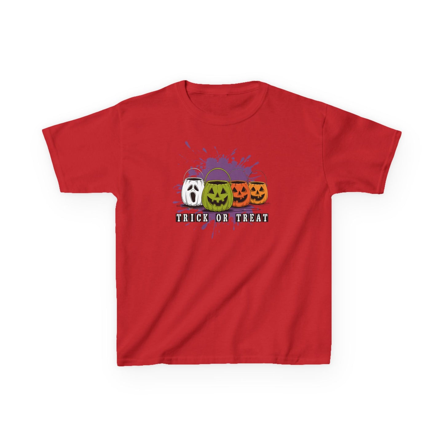 Halloween Pumpkin Trick or Treat Kids Tee