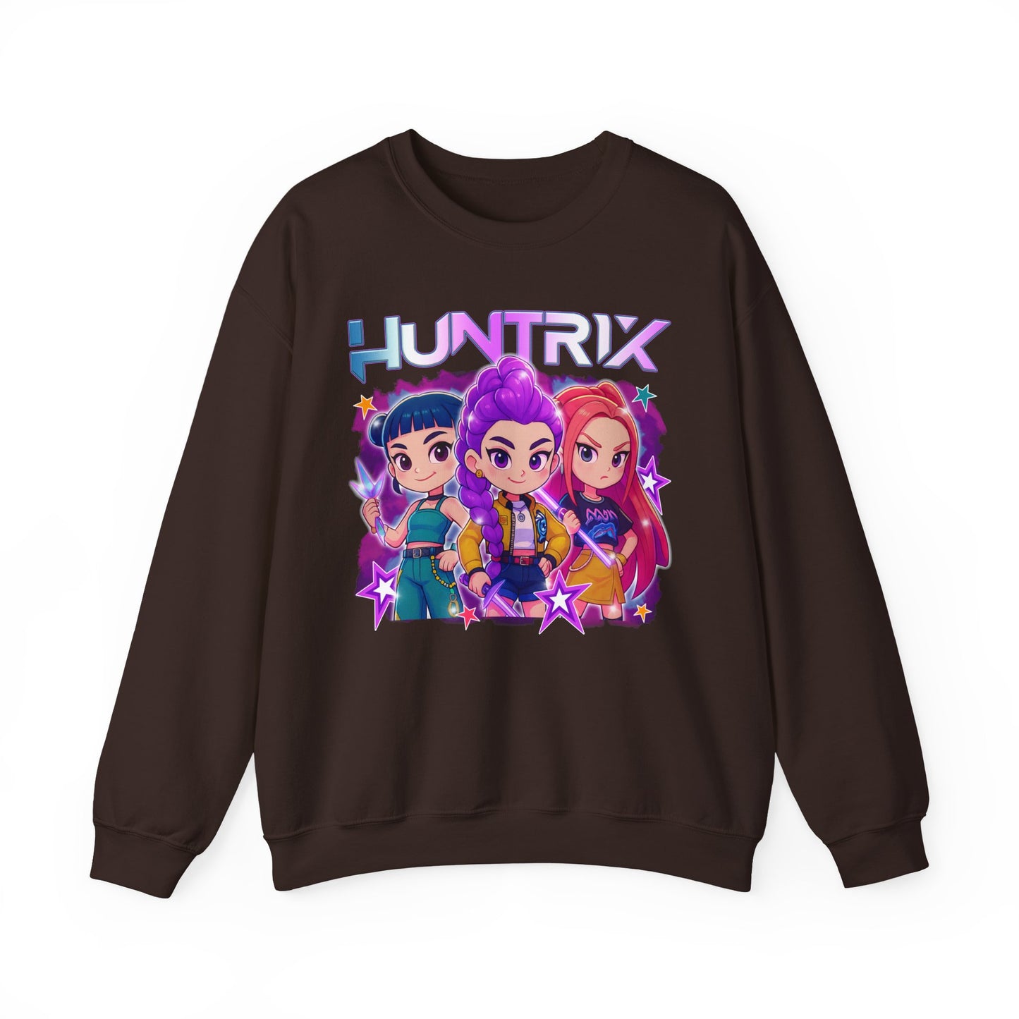 Kpop HUNTRIX cartoon Crewneck Sweatshirt