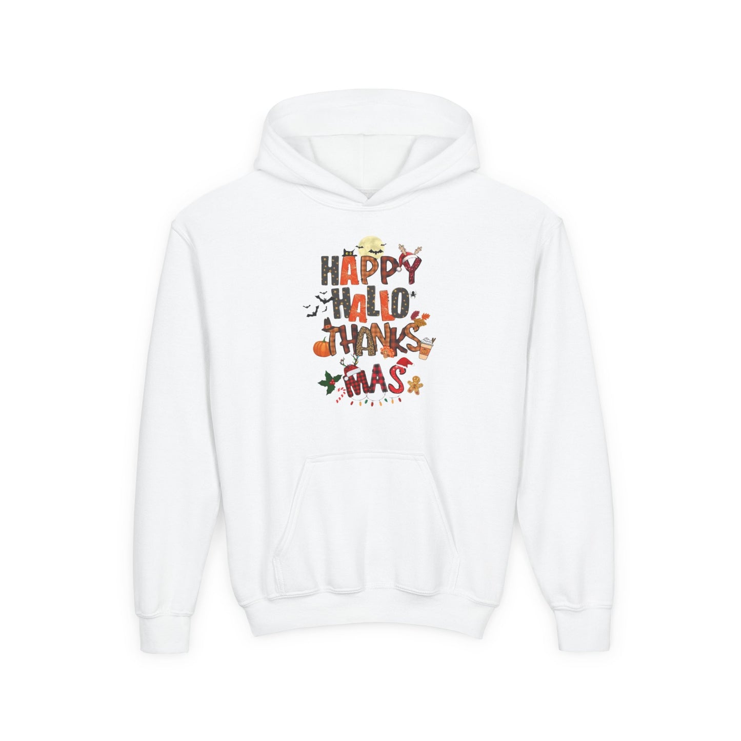 Happy Hallothanksmas Youth Hoodie