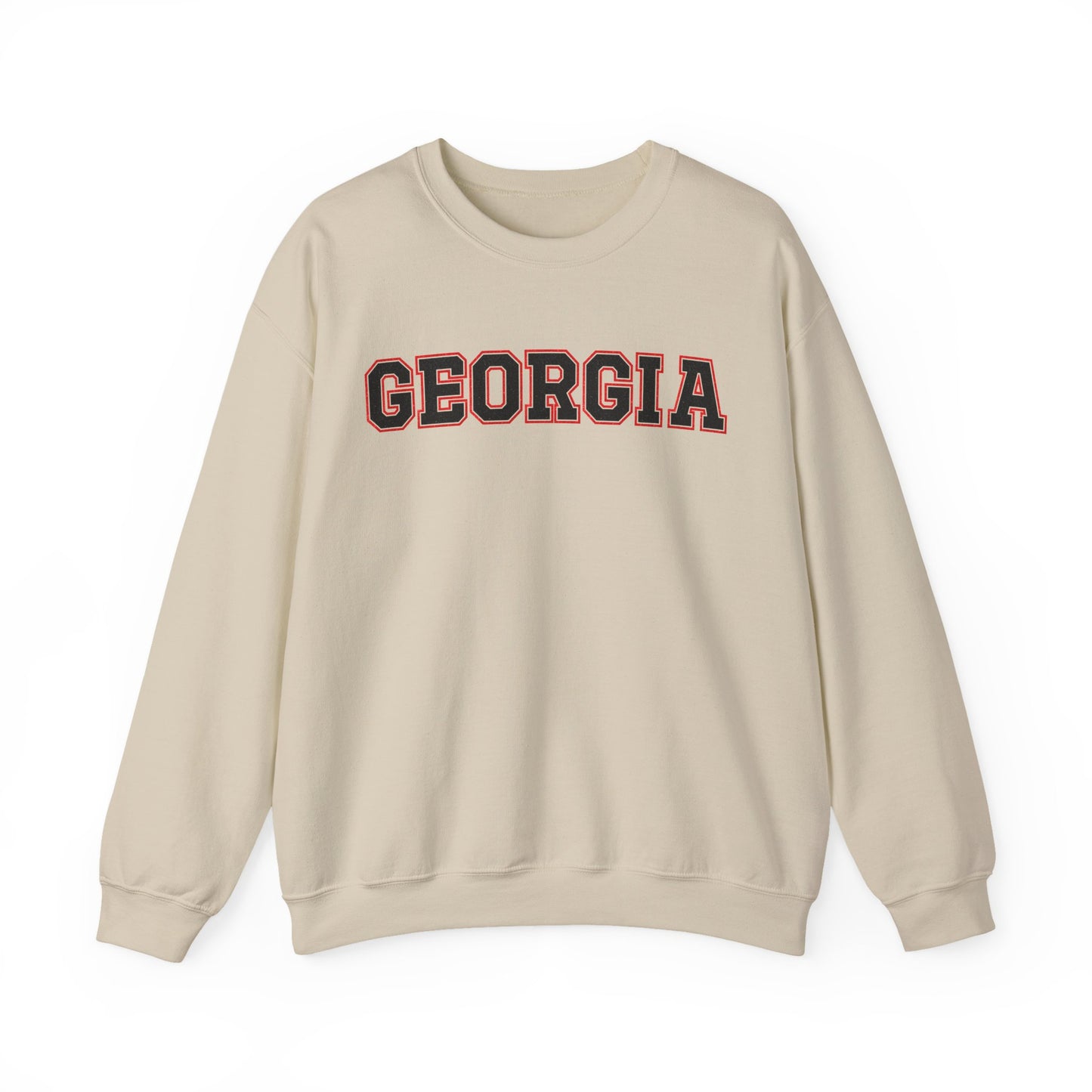 Glittery Black Georgia Crewneck Sweatshirt