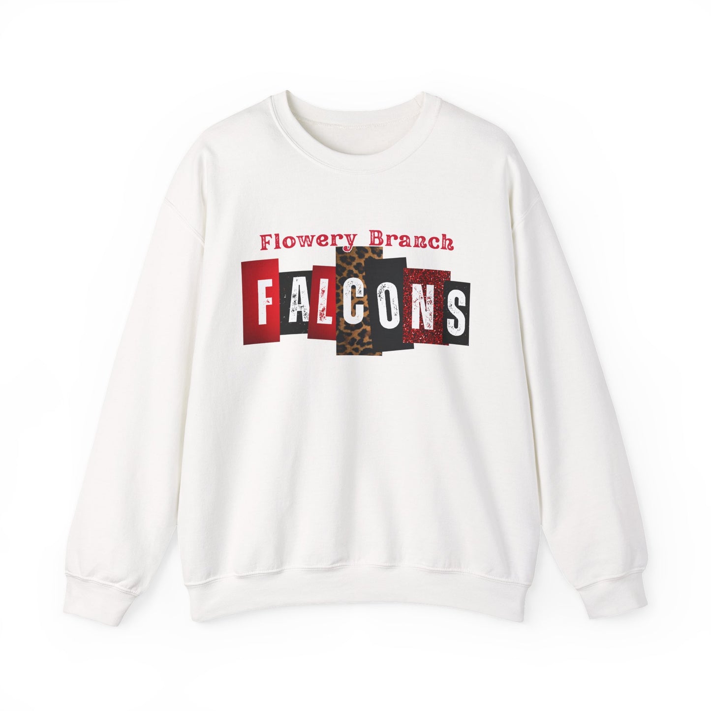 FB Falcons Block Letters Crewneck Sweatshirt