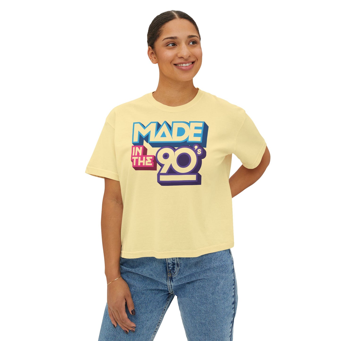 Made in the 90s Women's Boxy Tee