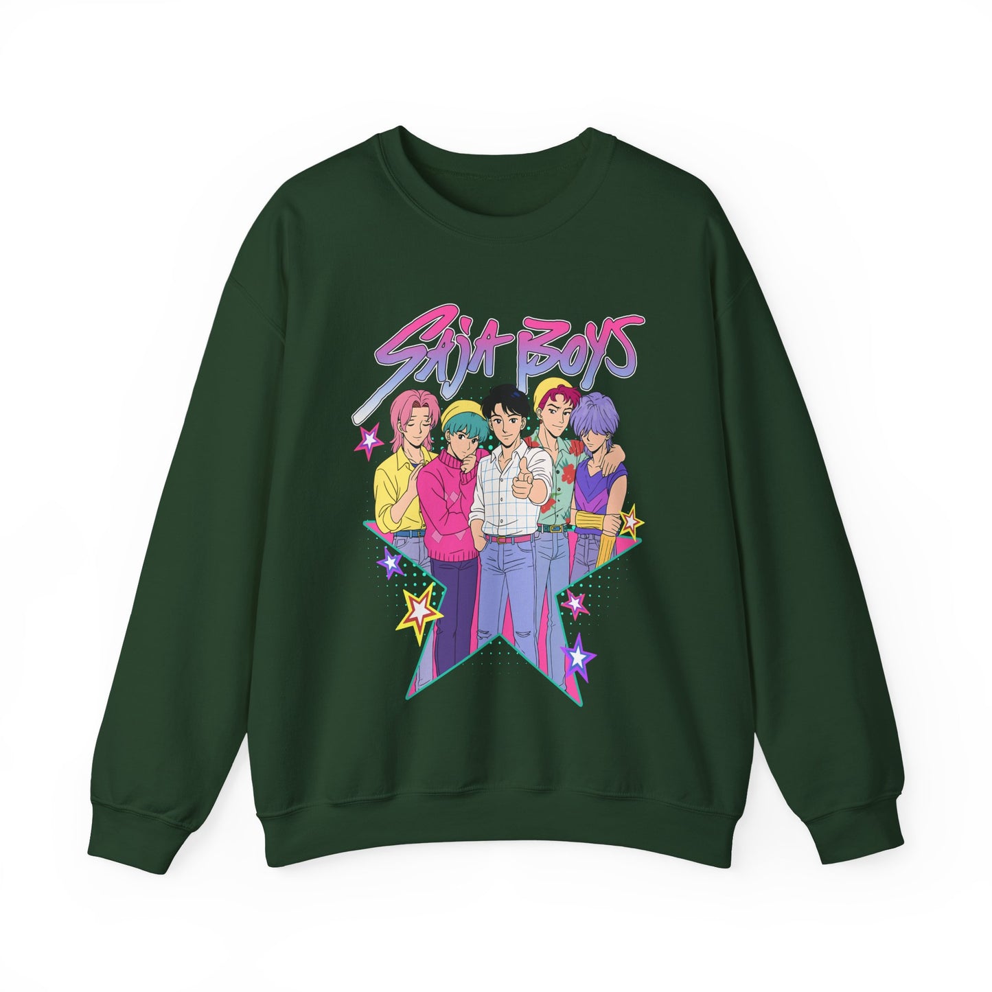 K-Pop Saja Boys Star Crewneck Sweatshirt