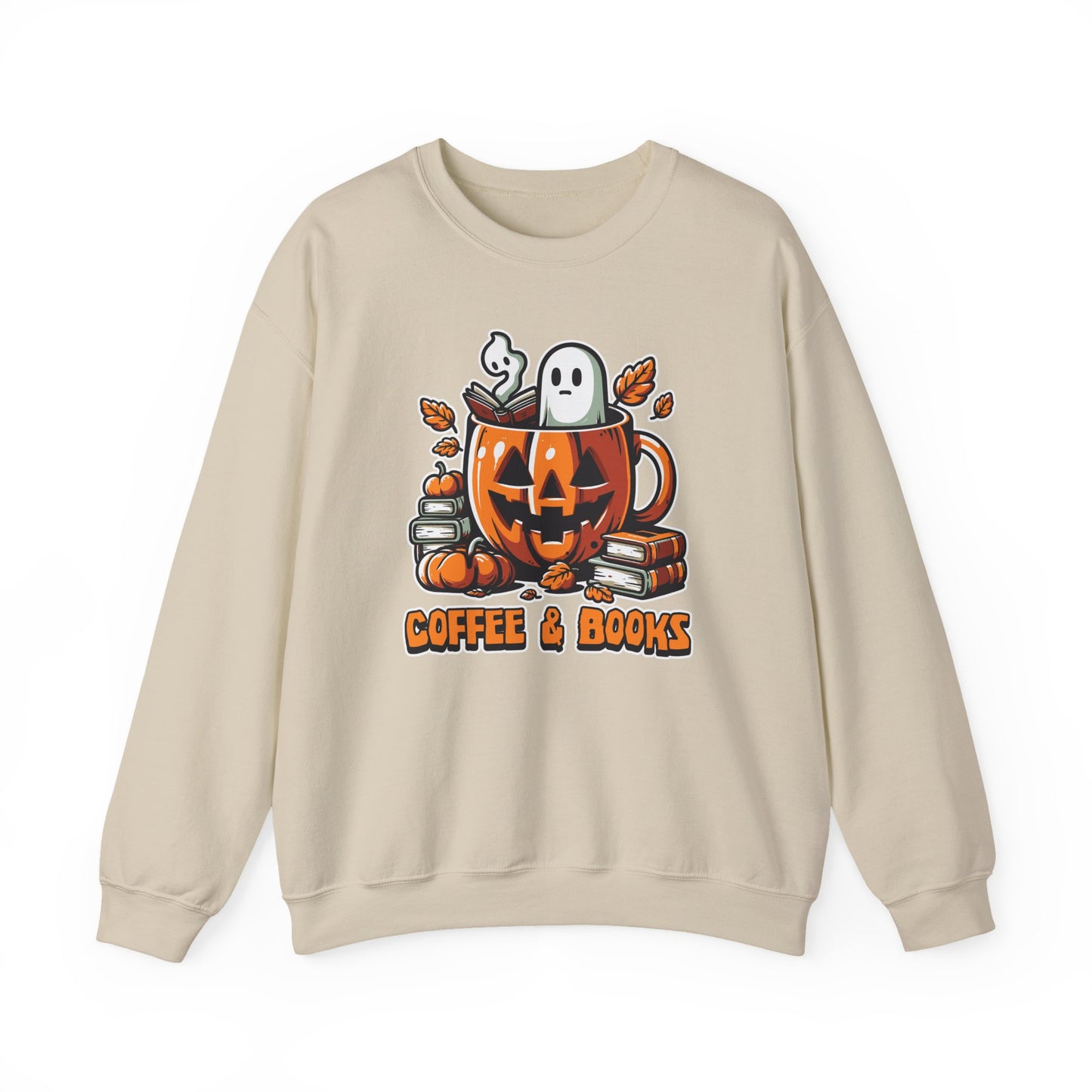 Halloween Coffee & Books Sweatshirt
