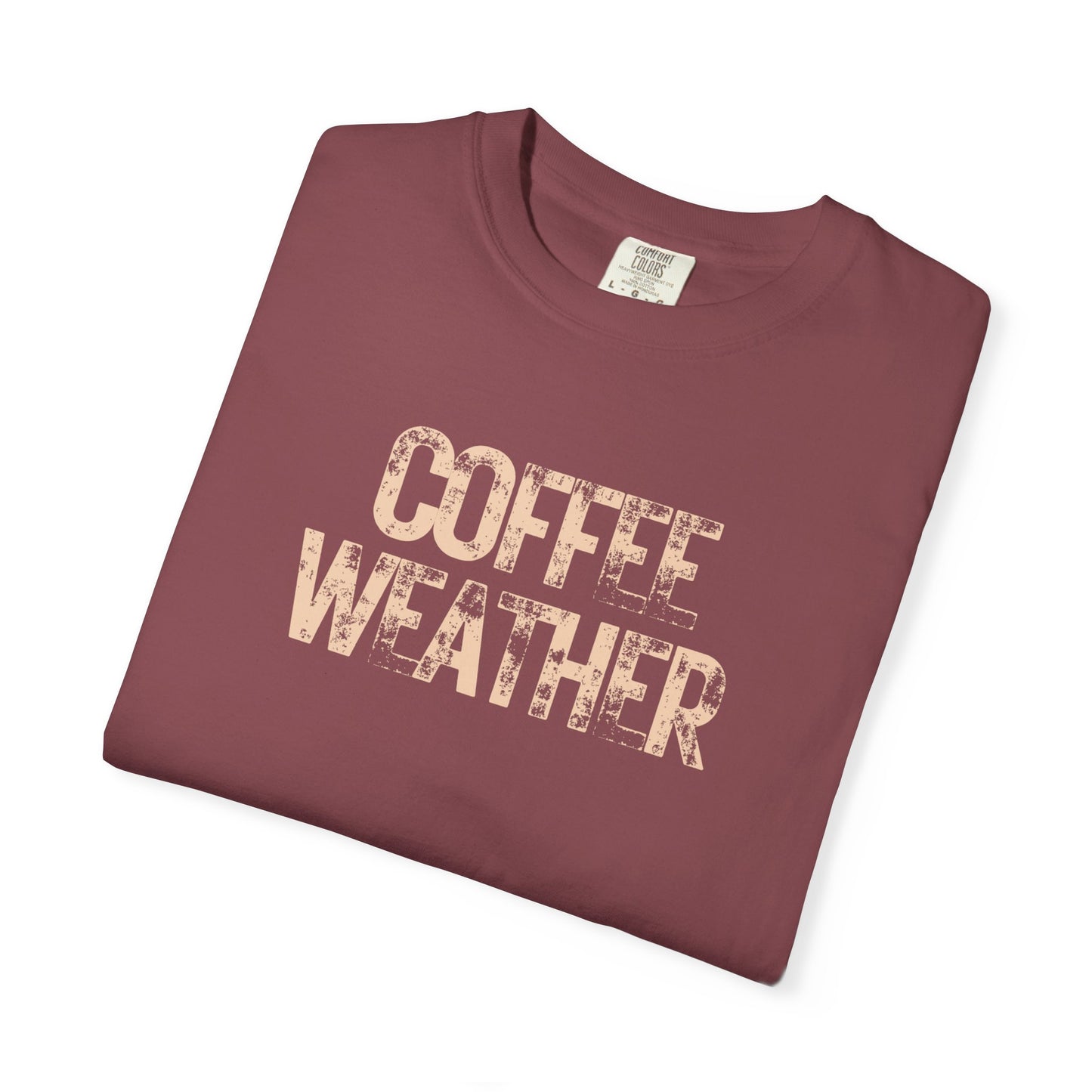 Coffee Weather Unisex Comfort Colors T-Shirt