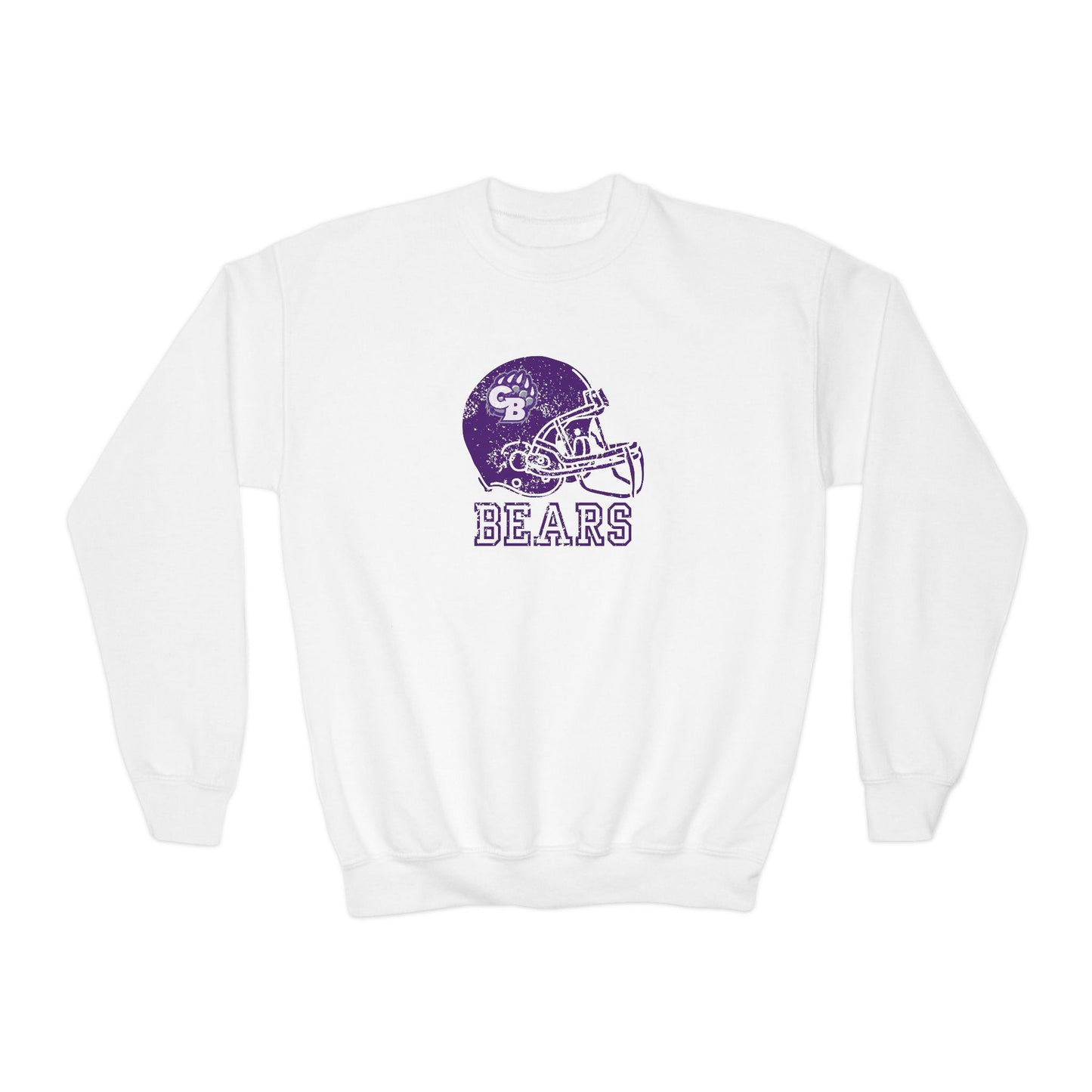 CB Bears Helmet Youth Sweatshirt