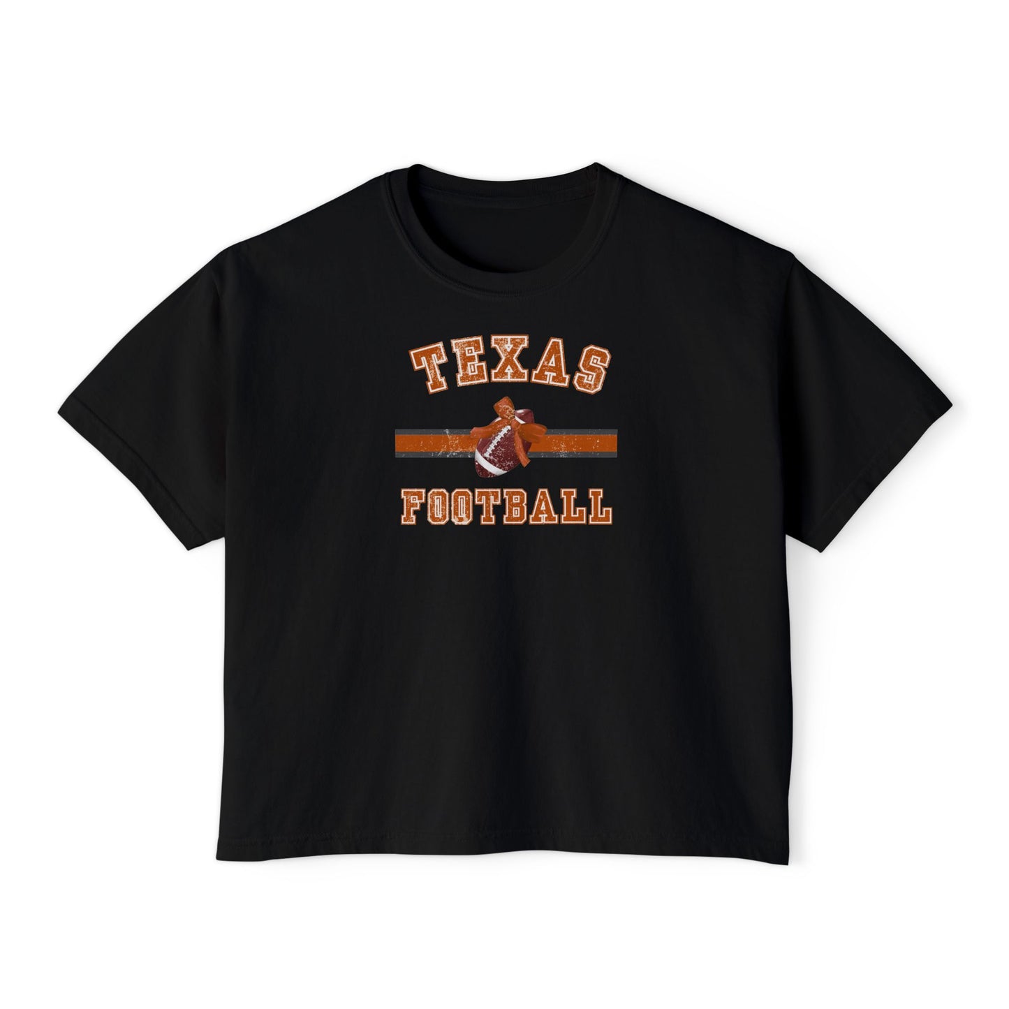 Texas Football Women's Boxy Tee