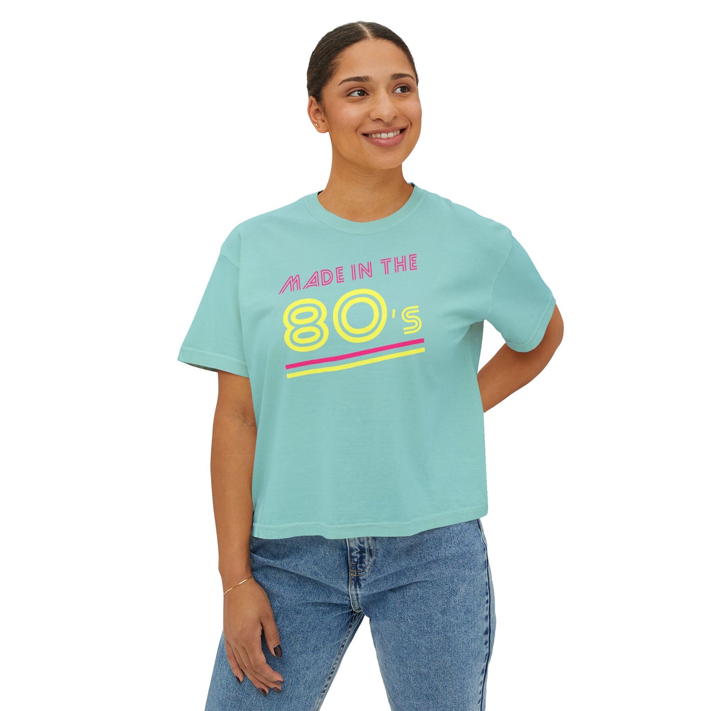 Made in the 80's Neon Boxy Tee