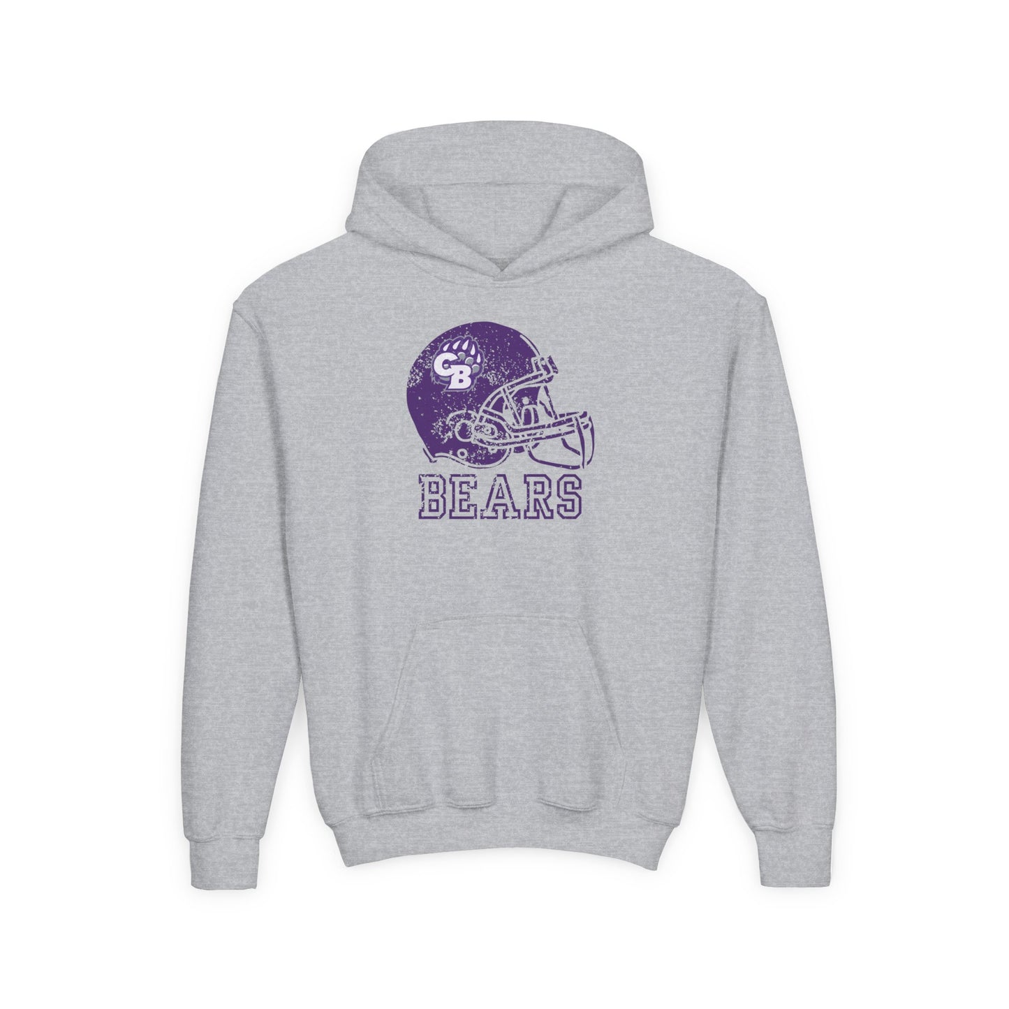 CB Bears Helmet Youth Hoodie