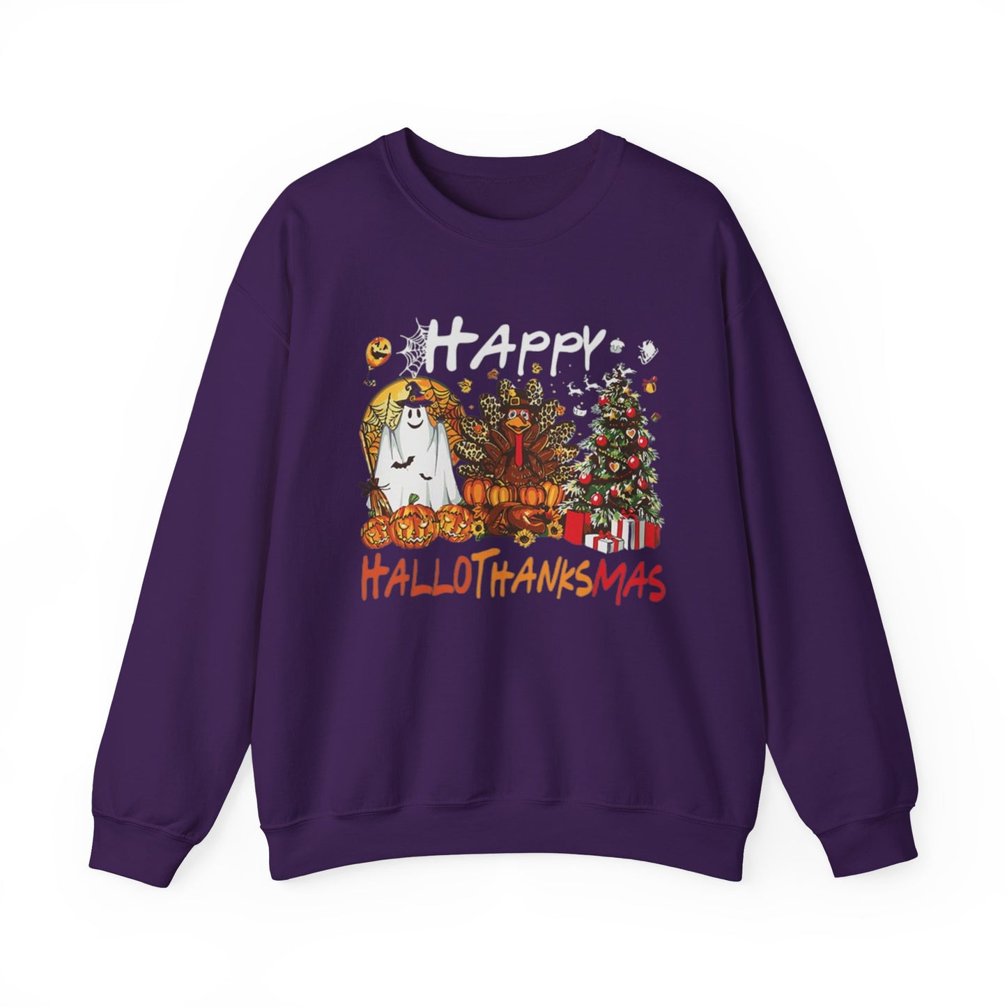Happy Hallothanksmas Characters Sweatshirt