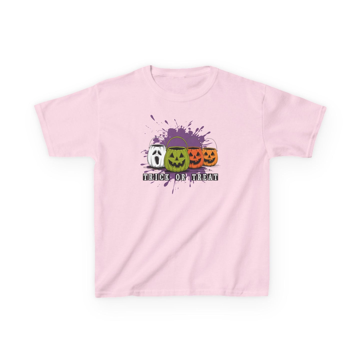 Halloween Pumpkin Trick or Treat Kids Tee