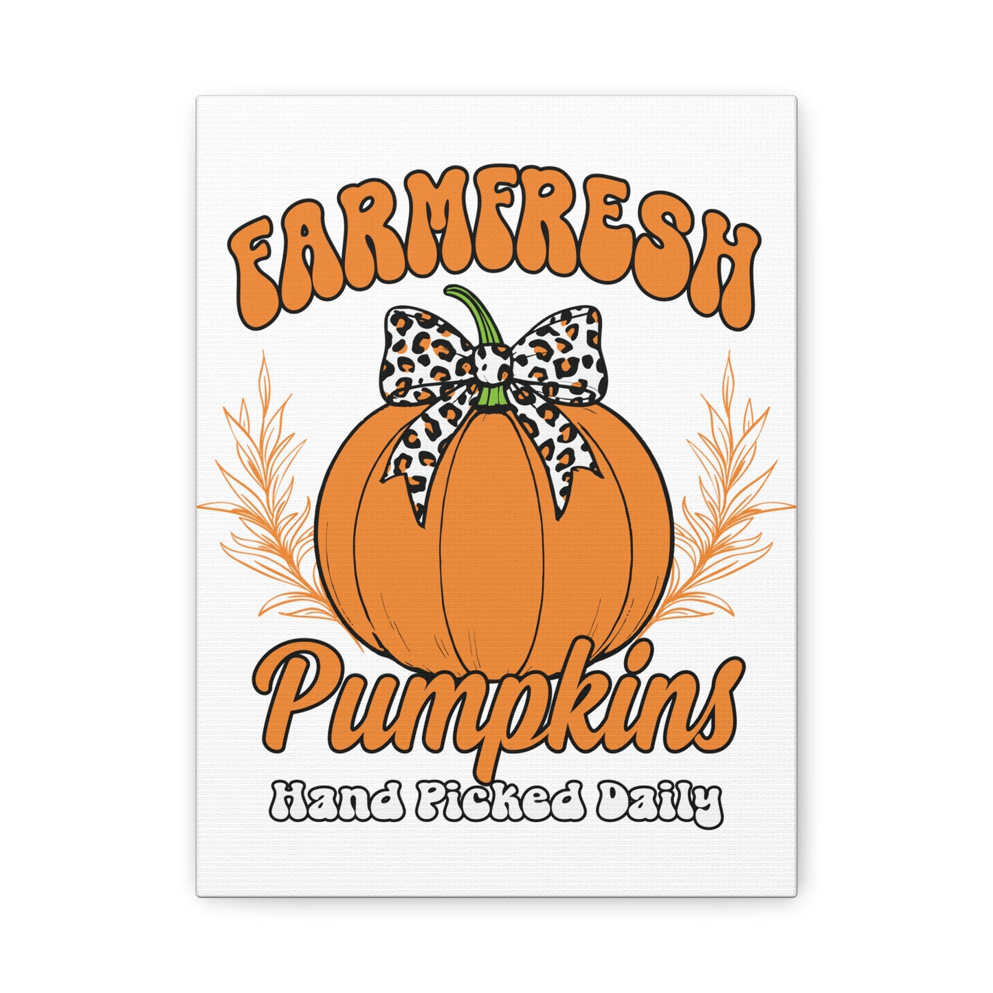 Farm Fresh Pumpkins Canvas