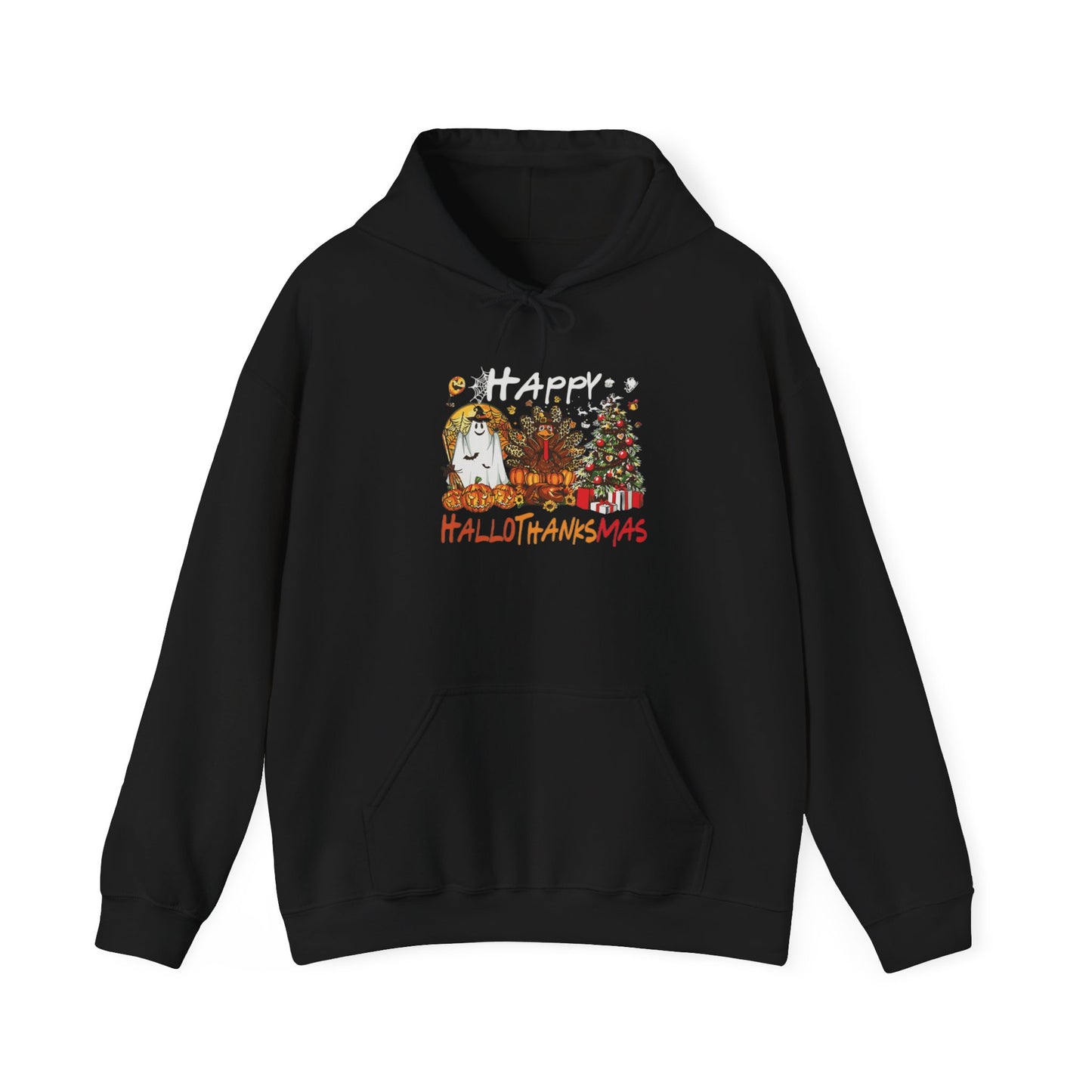 Happy Hallothanksmas Characters Hoodie