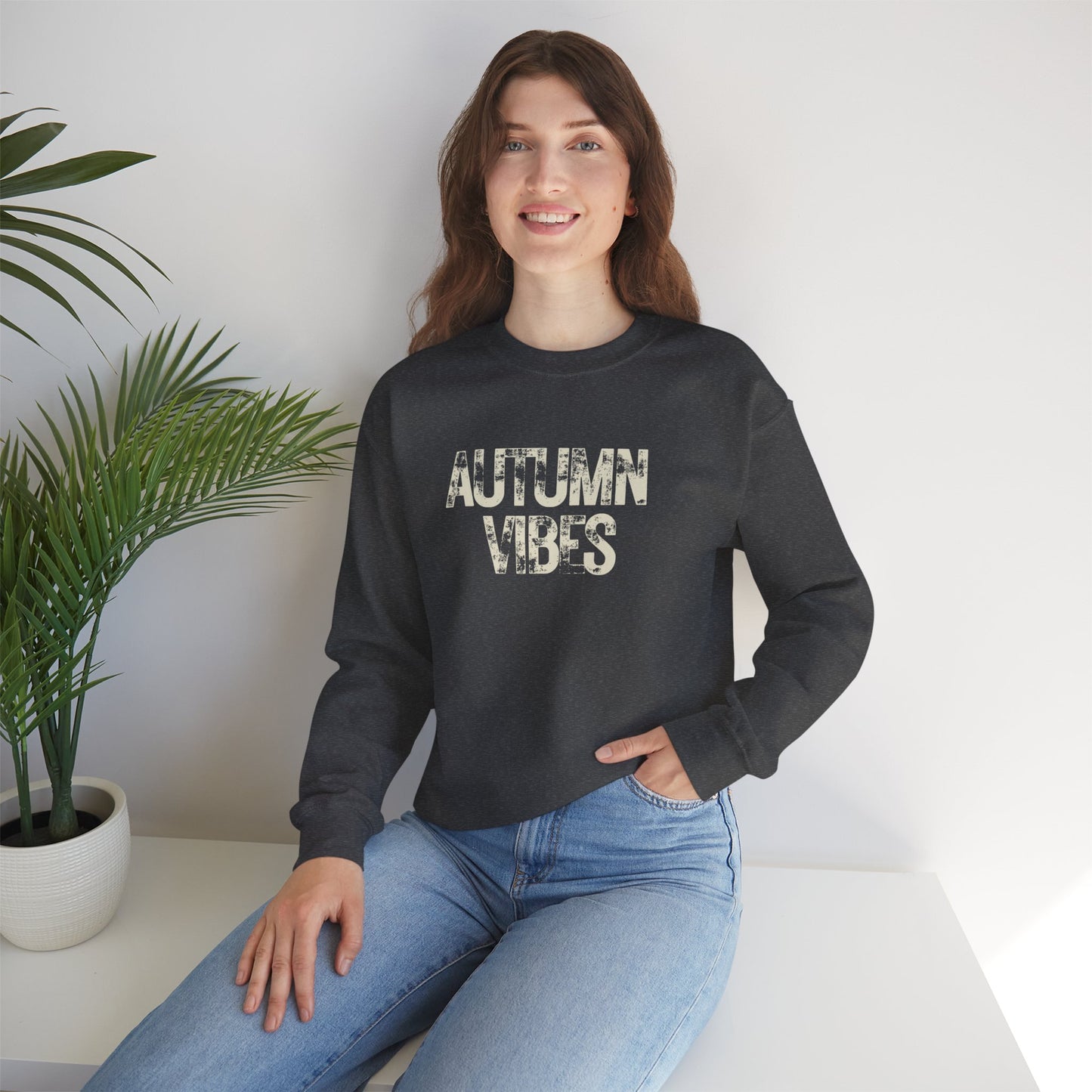 Unisex Autumn Vibes Crewneck Sweatshirt