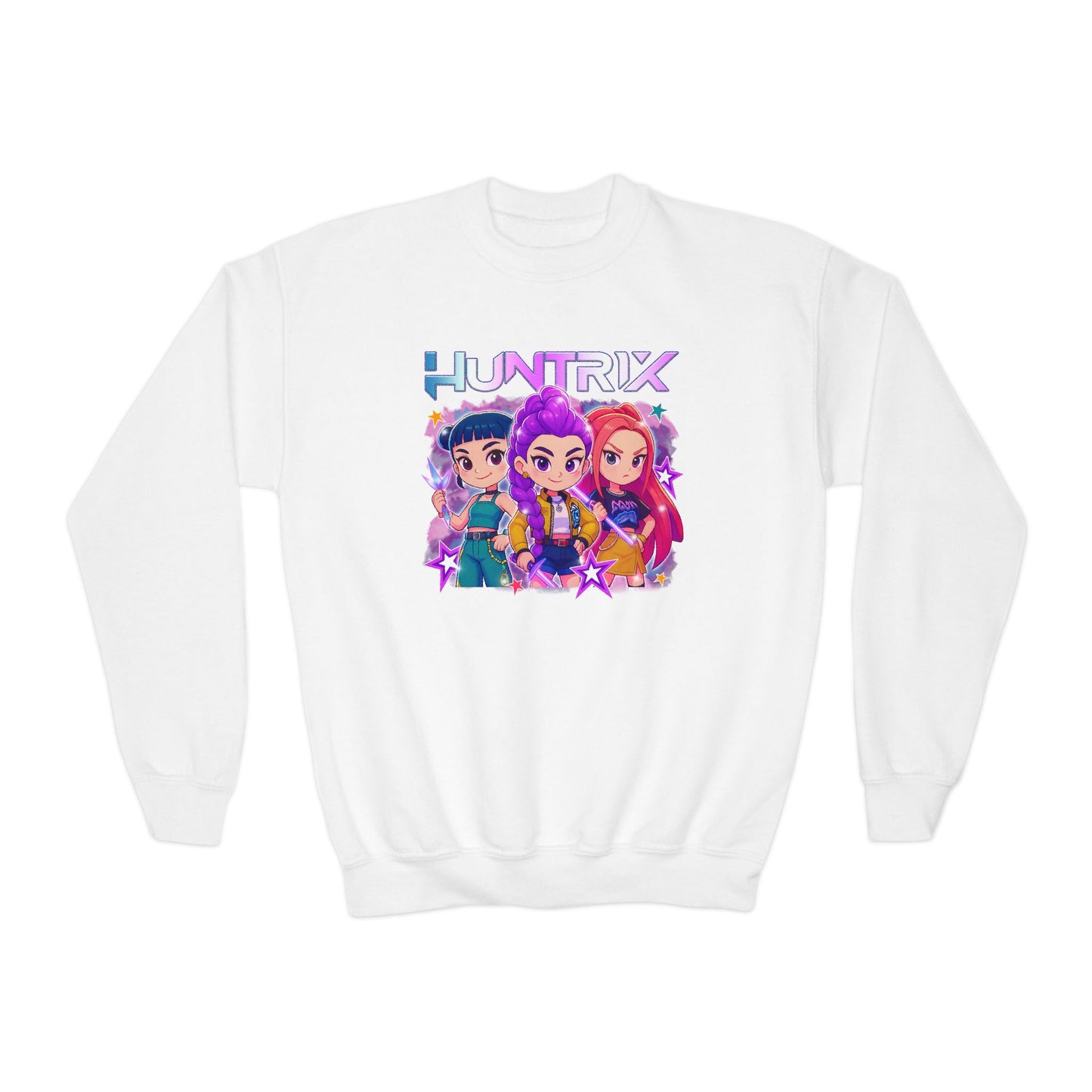 Kpop Huntrix Youth Crewneck Sweatshirt